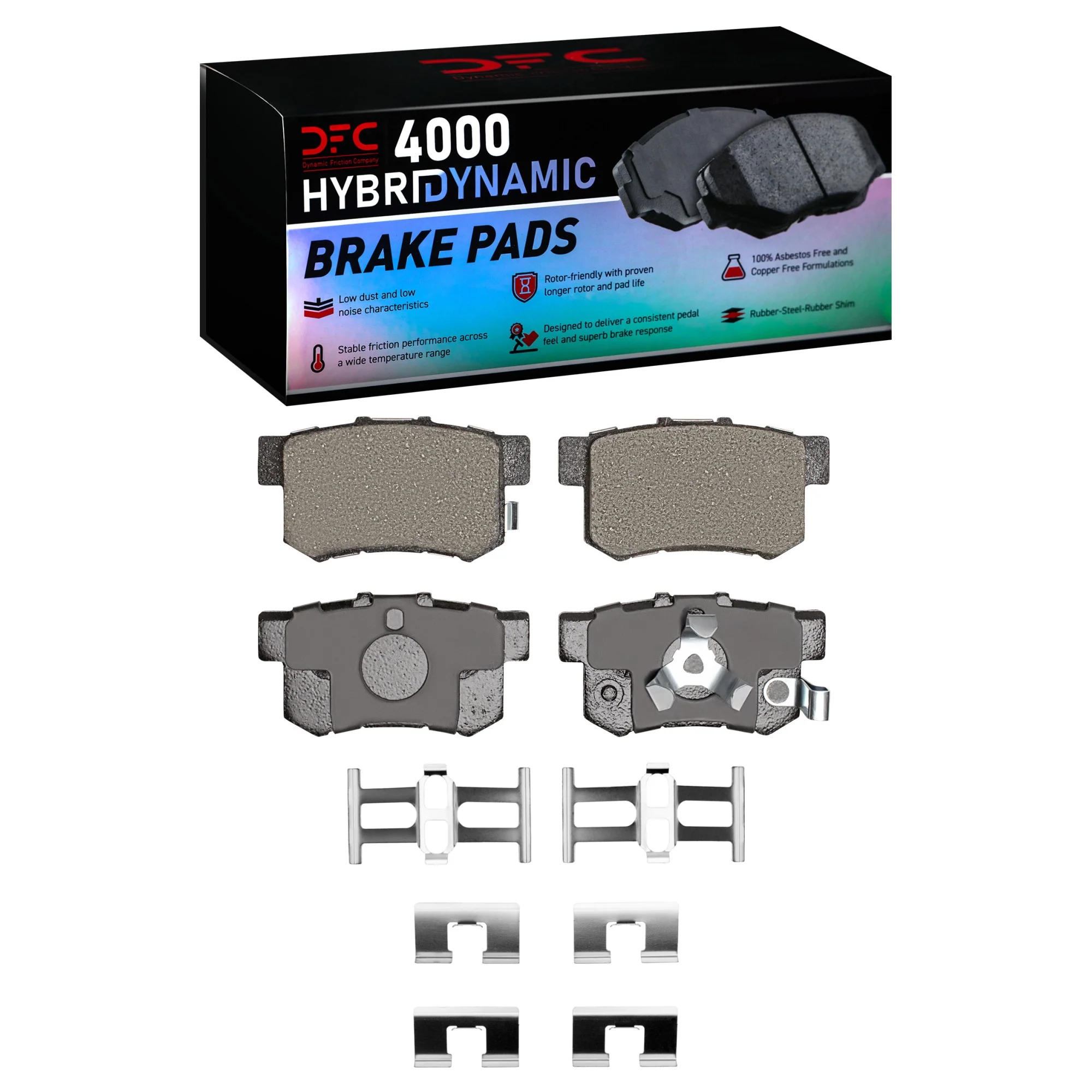 Dynamic Friction Brake Pads for Acura RDX (2007-2026) 4000 Series OEM Replacement Front or Rear - Image 3