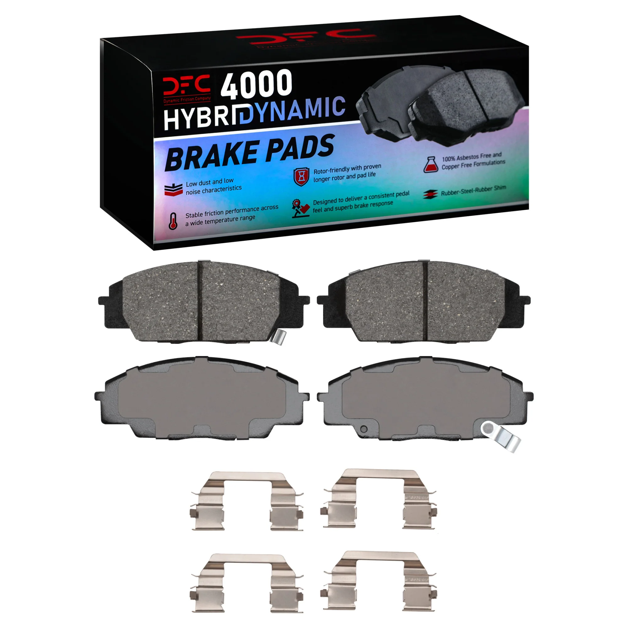 Dynamic Friction Brake Pads for Acura RSX (2002-2006) 4000 Series OEM Replacement Front or Rear - Image 3