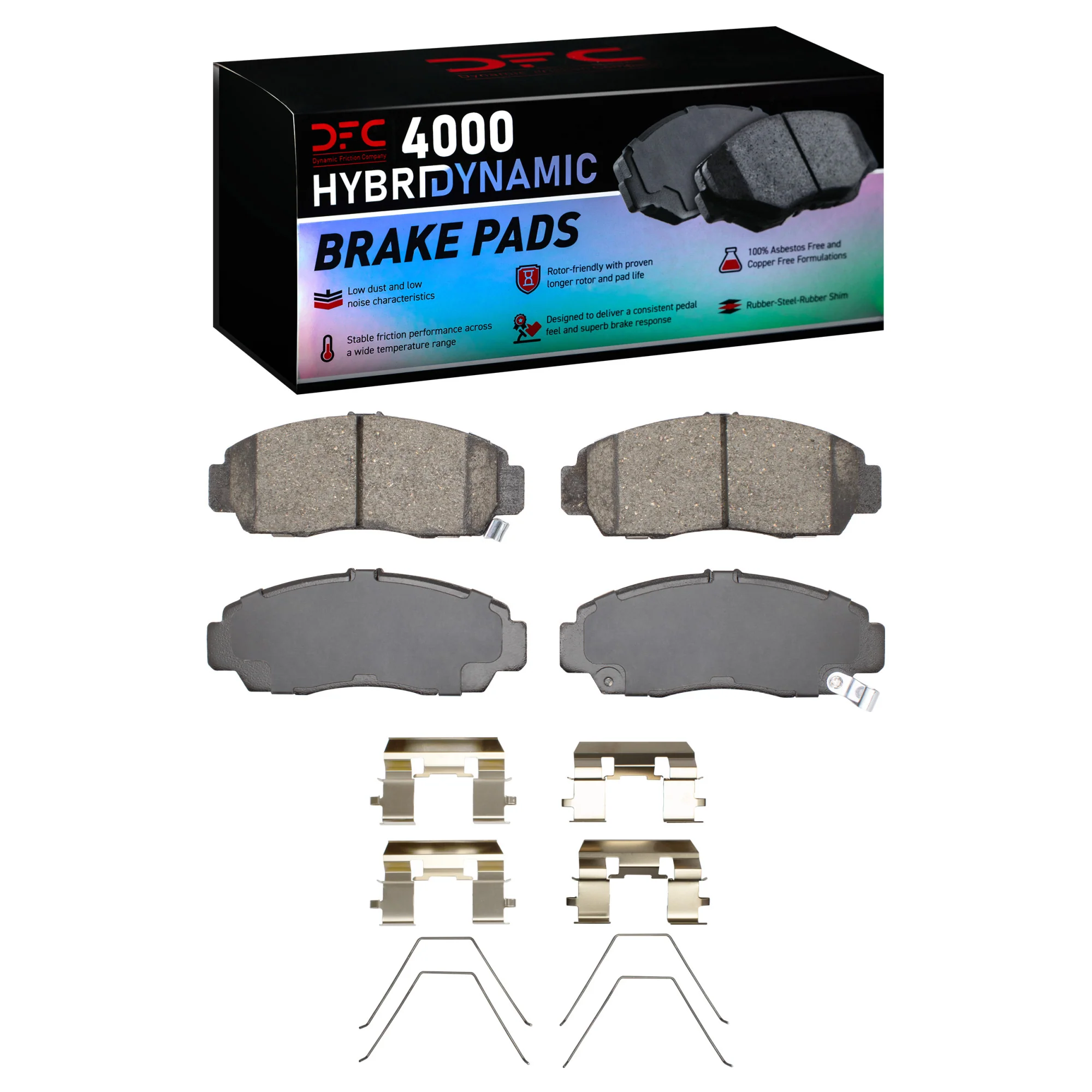 Dynamic Friction Brake Pads for Acura TL (1996-2014) 4000 Series OEM Replacement Front or Rear - Image 5