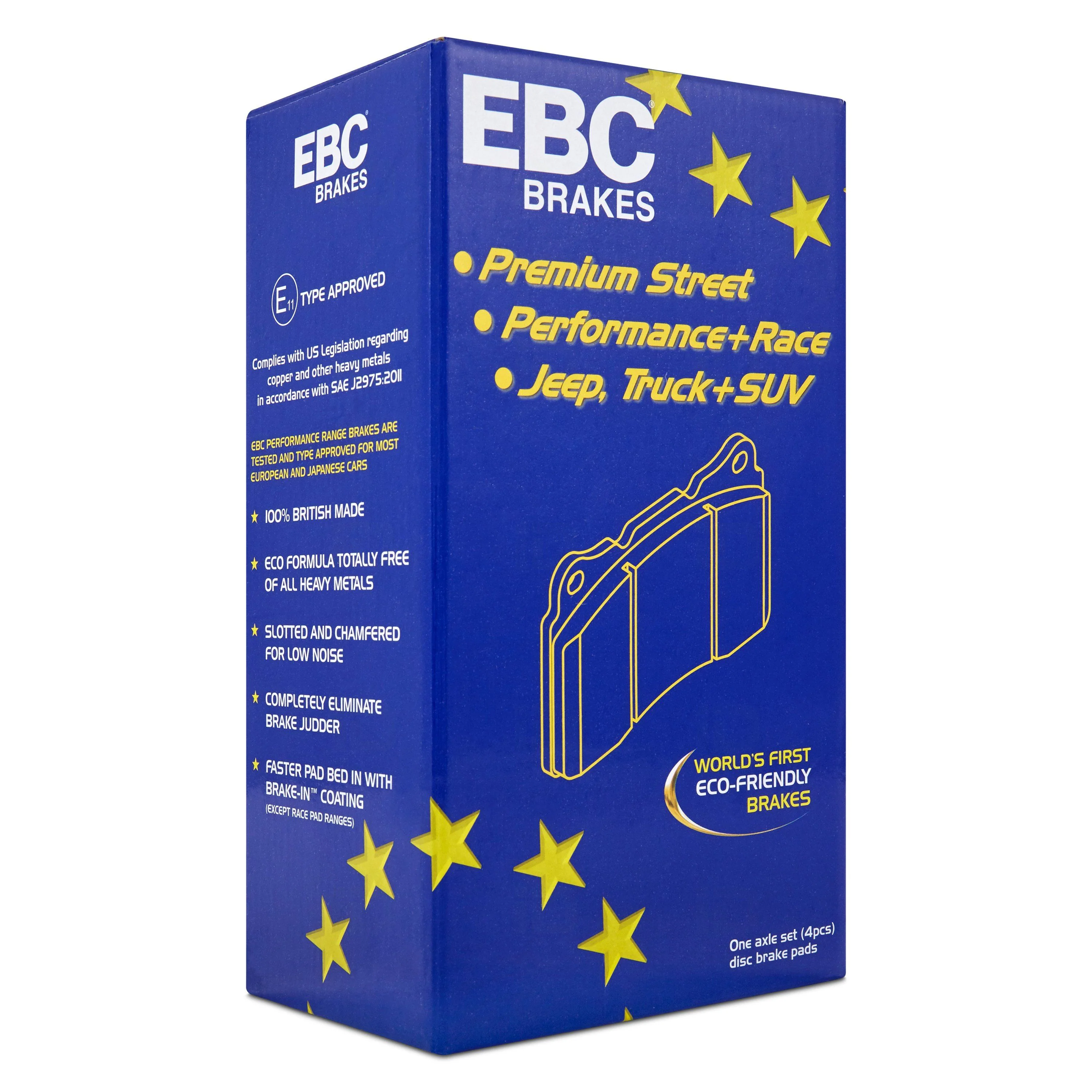EBC Yellowstuff Brake Pads Tesla Model 3 AWD Performance (18-24) Series Street & Track Brake Pad Set - Front or Rear - Image 4