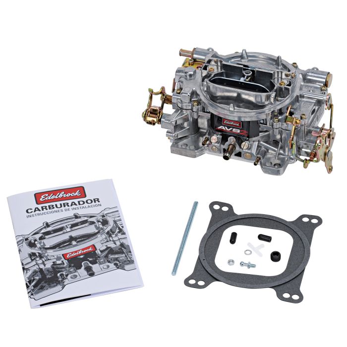 Edelbrock AVS2 Carburetor 1902 (500 CFM, Manual Choke, Satin) Non-EGR