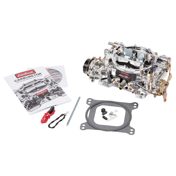Edelbrock AVS2 Carburetor 19064 (650 CFM, Electric Choke, EnduraShine) Non-EGR