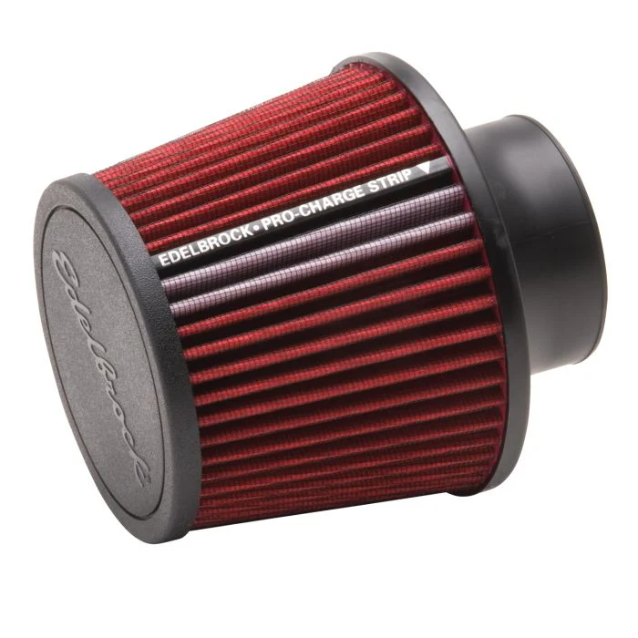 Edelbrock Universal Conical Air Filter (w/ 3" Inlet) Pro-Flo Red 43651