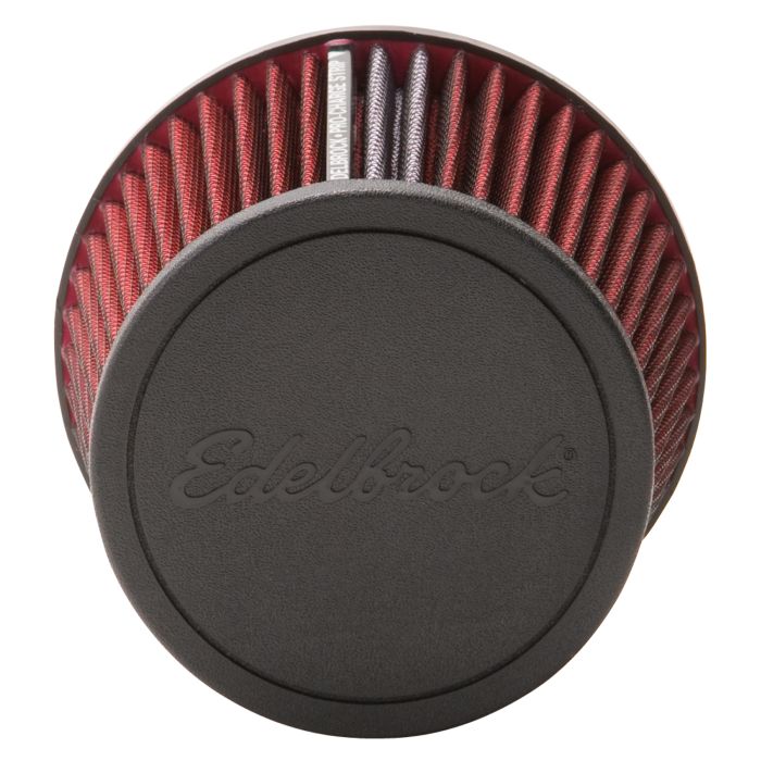 Edelbrock Universal Conical Air Filter (w/ 3" Inlet) Pro-Flo Red 43651 - Image 2