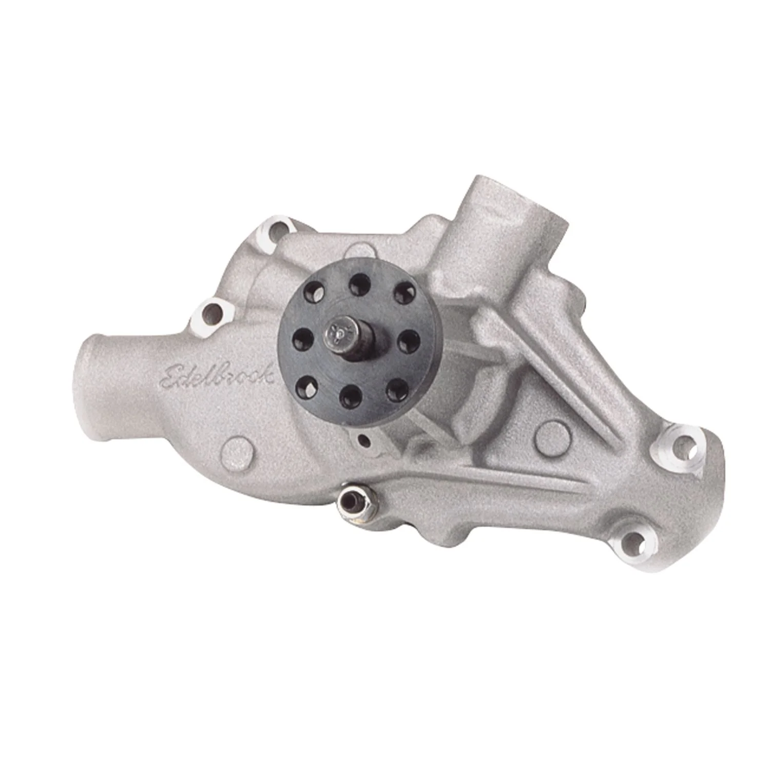 Edelbrock Water Pump Small Block Chevy (Short) Satin Finish 8810 - Image 2