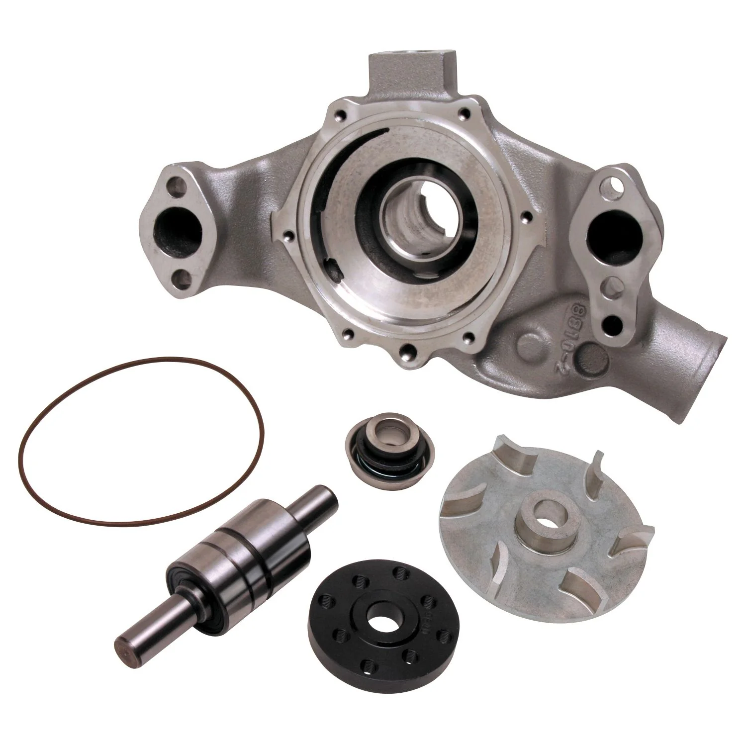 Edelbrock Water Pump Small Block Chevy (Short) Satin Finish 8810 - Image 3
