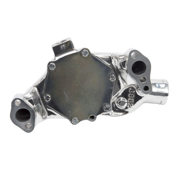 Edelbrock Water Pump Small-Block Chevy Street Rods (Reverse Short) Polished Finish 8892  - Image 2