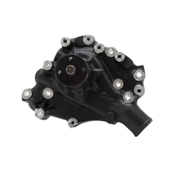 Edelbrock Water Pump Small-Block Ford V8 302 (1970-1978) 351W (1970-1987) Black Finish 88433