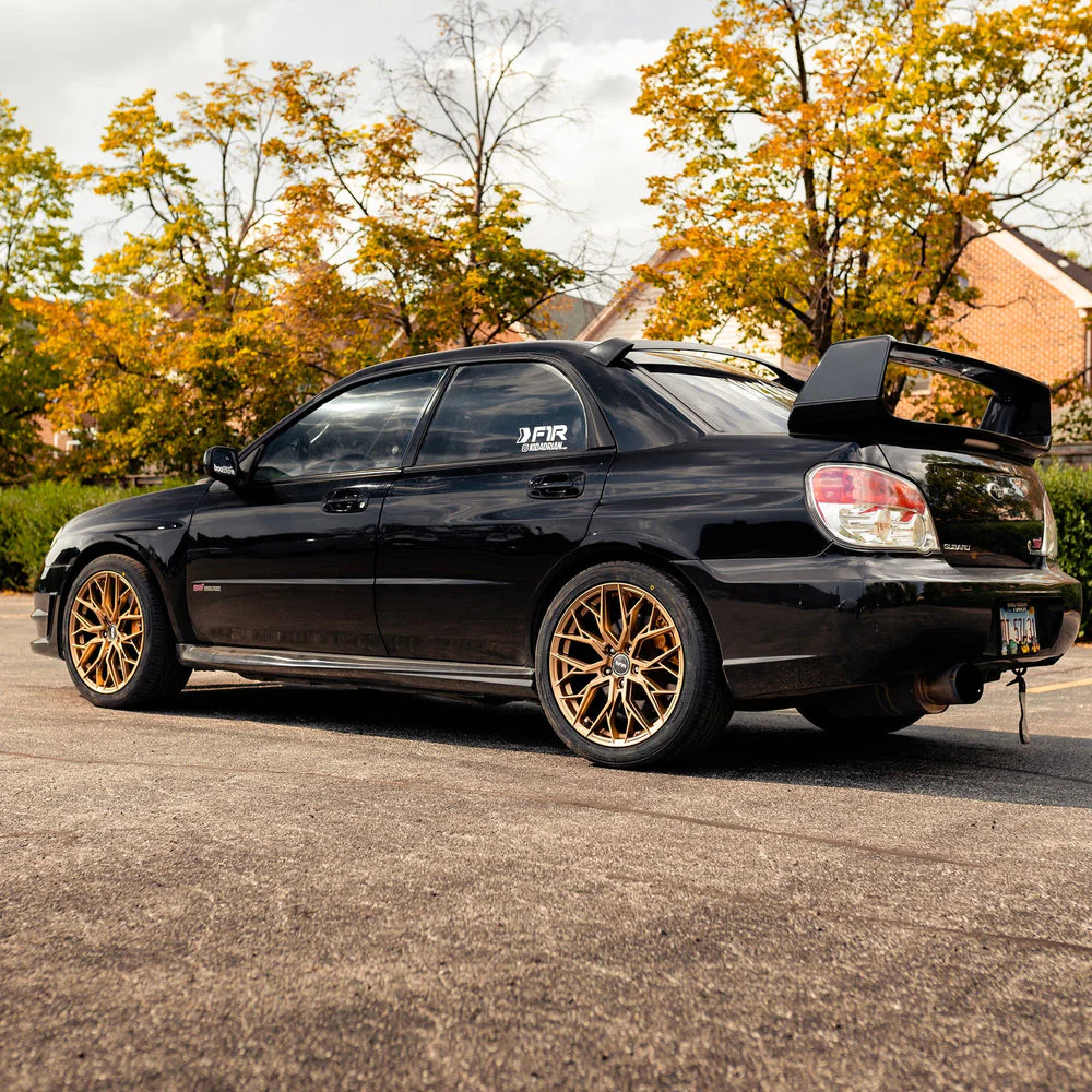 F1R FS3 Wheels (20x9 5x114.3 +35ET) Matte Bronze / Gloss Black / Machine Silver - Image 4