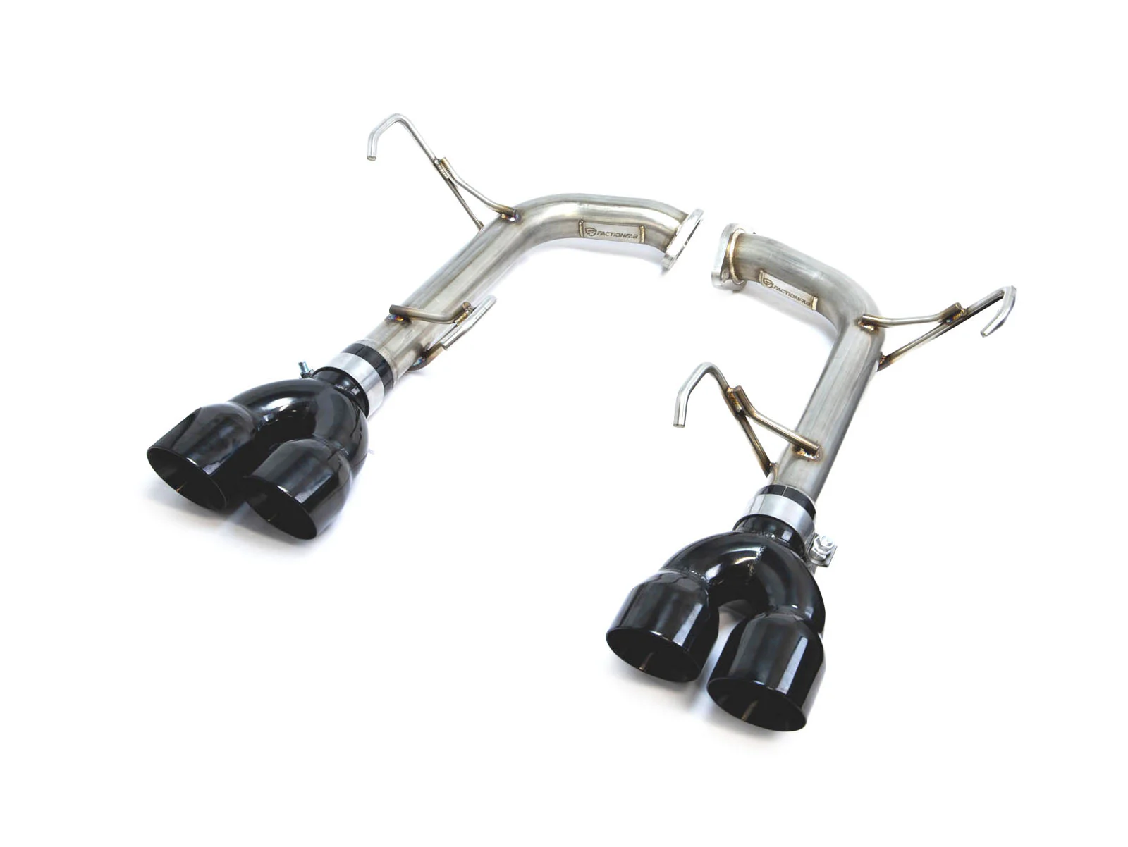 FactionFab Axle Back Exhaust Subaru WRX VB (2022-2026) Black Chrome Tips FFA1.10255.3