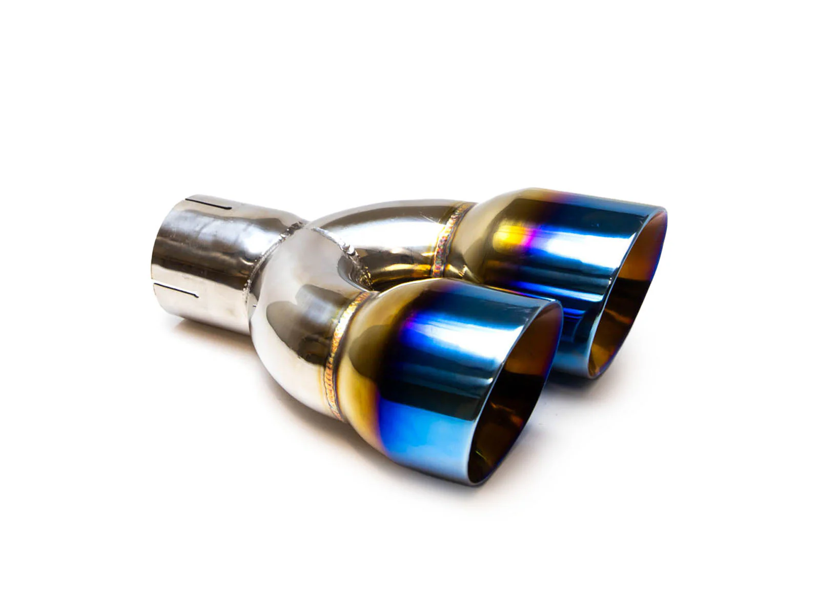 FactionFab Axle Back Exhaust WRX VB (2022-2025) Stainless Burnt Blue Tips FFA1.10255.2 - Image 7