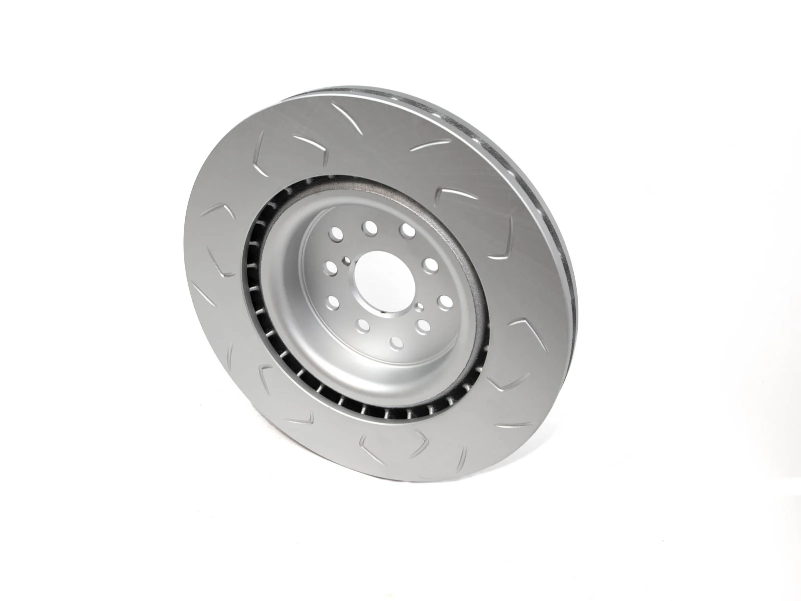 FactionFab Slotted Front Rotor Subaru STI VA (2018-2021) V2 Dual Drilled 5x100/114 - FFA1.10296.1 - Image 3
