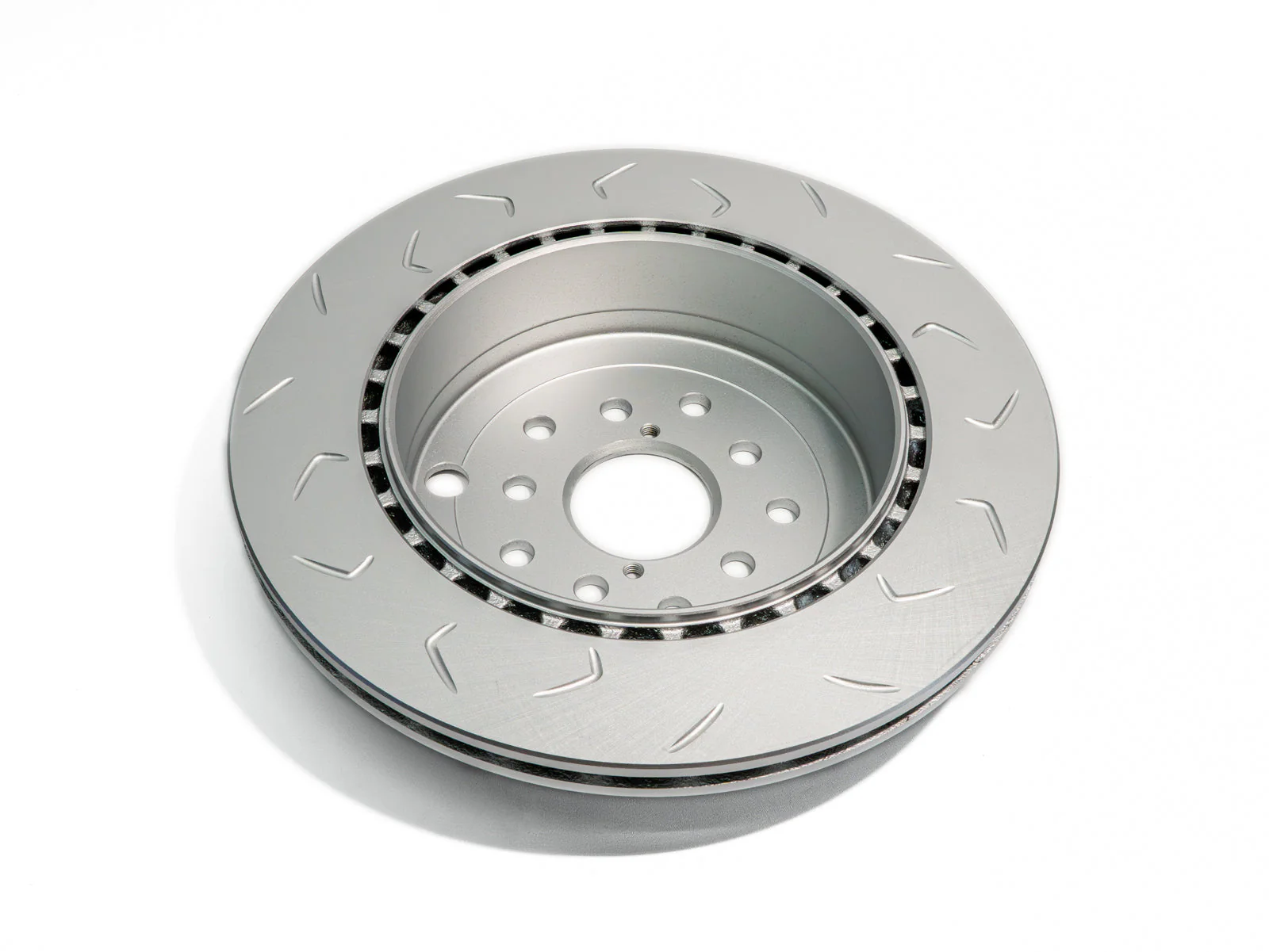 FactionFab Slotted Rear Rotor Subaru STI (2008-2017) V2 Dual Drilled 5x100/114 - FFA1.10294.1 - Image 3