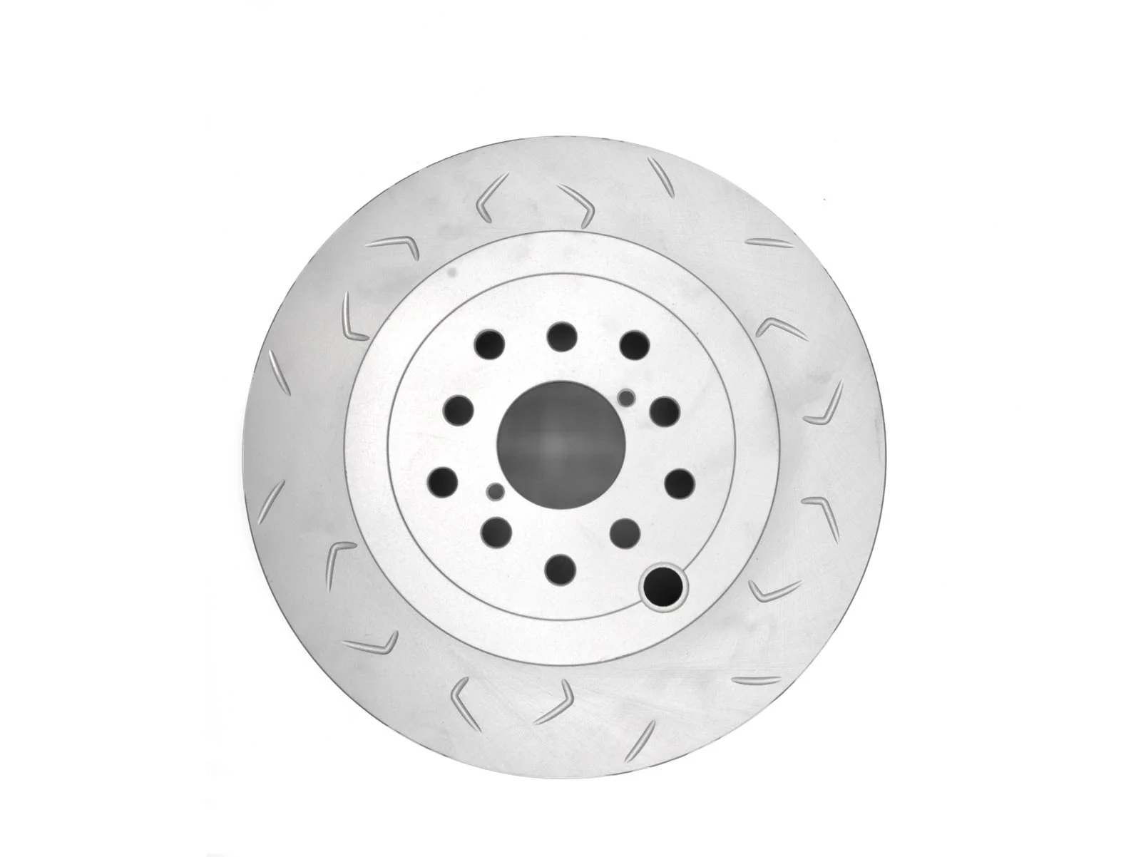 FactionFab Slotted Rear Rotor Subaru STI (2018-2021) V2 Dual Drilled 5x100/114 - FFA1.10297.1