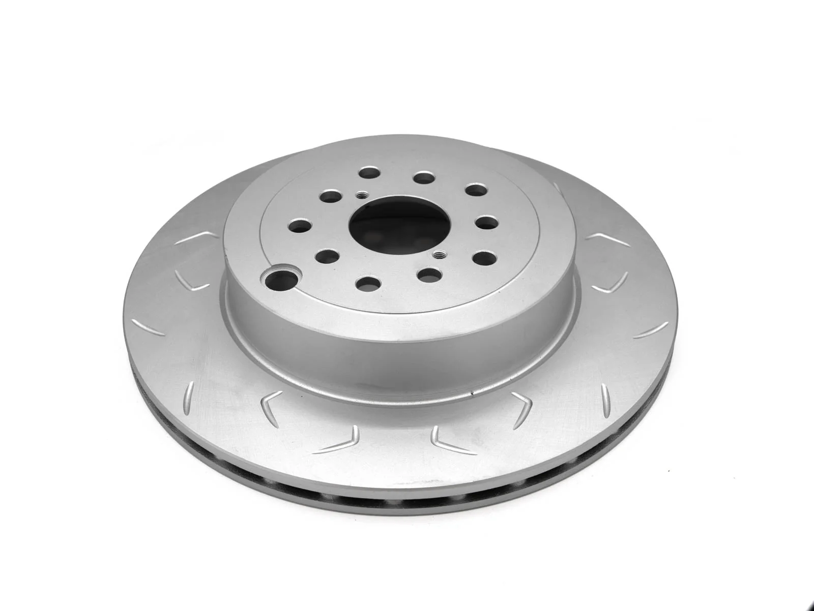 FactionFab Slotted Rear Rotor Subaru STI (2018-2021) V2 Dual Drilled 5x100/114 - FFA1.10297.1 - Image 2