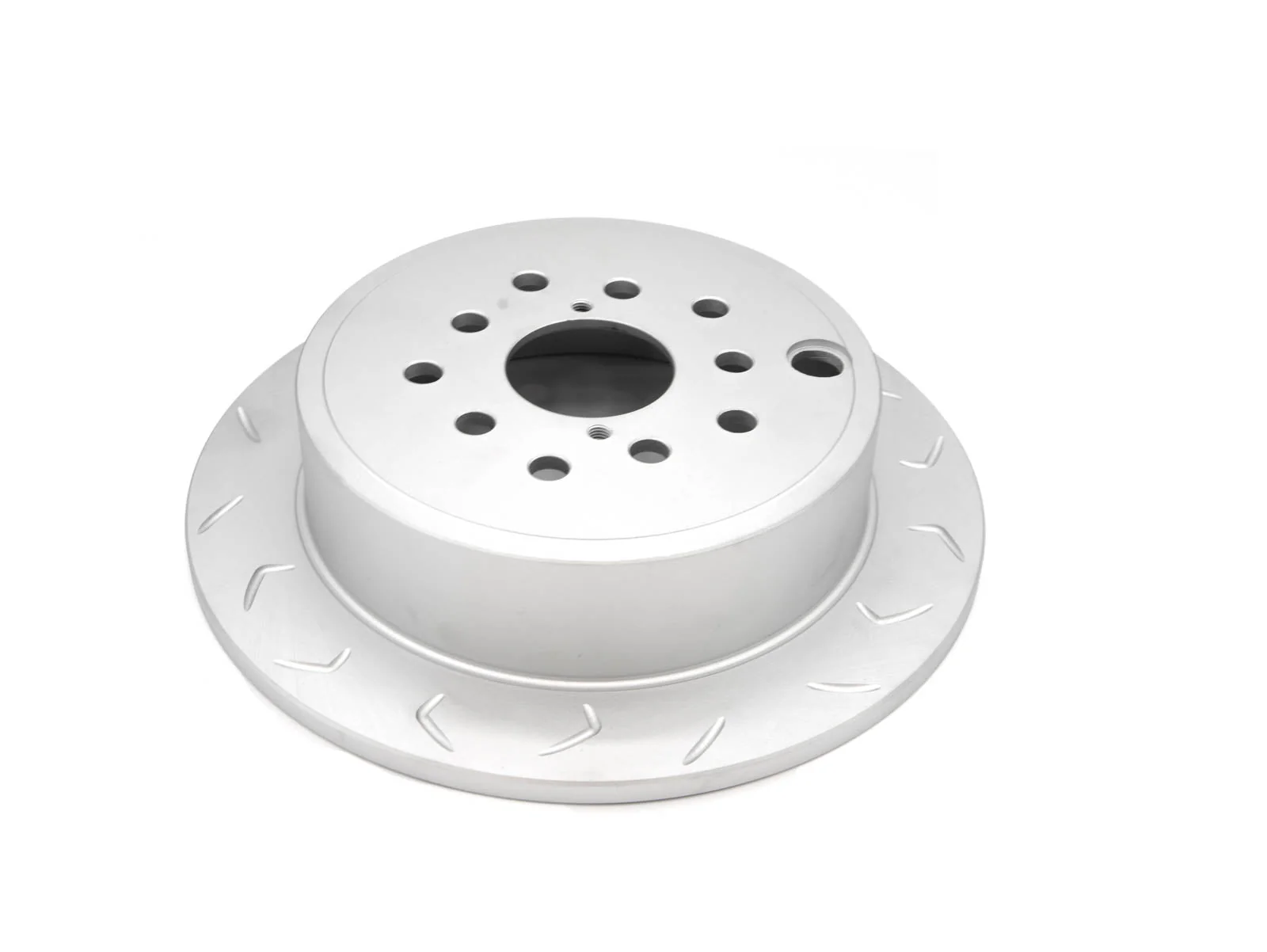FactionFab Slotted Rear V2 Rotor Subaru WRX (2008-2021) Dual Drilled 5x100/114 - FFA1.10293.1 - Image 3