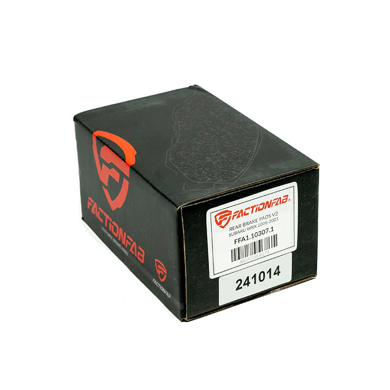 FactionFab V2 Brake Pads Subaru WRX GE GR GV VA (2008-2021) Rear FFA1.10307.1 - Image 3