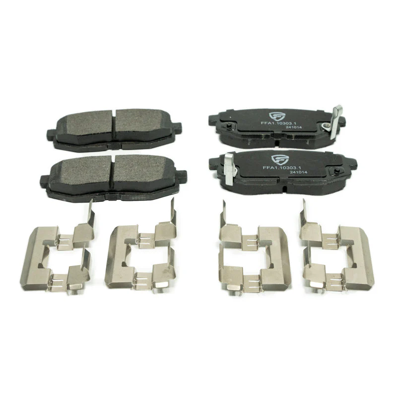 FactionFab V2 Rear Brake Pads Subaru WRX VB Manual Trans (2022-2026) BRZ/86 (2013-2021) FFA1.10303.1 - Image 2