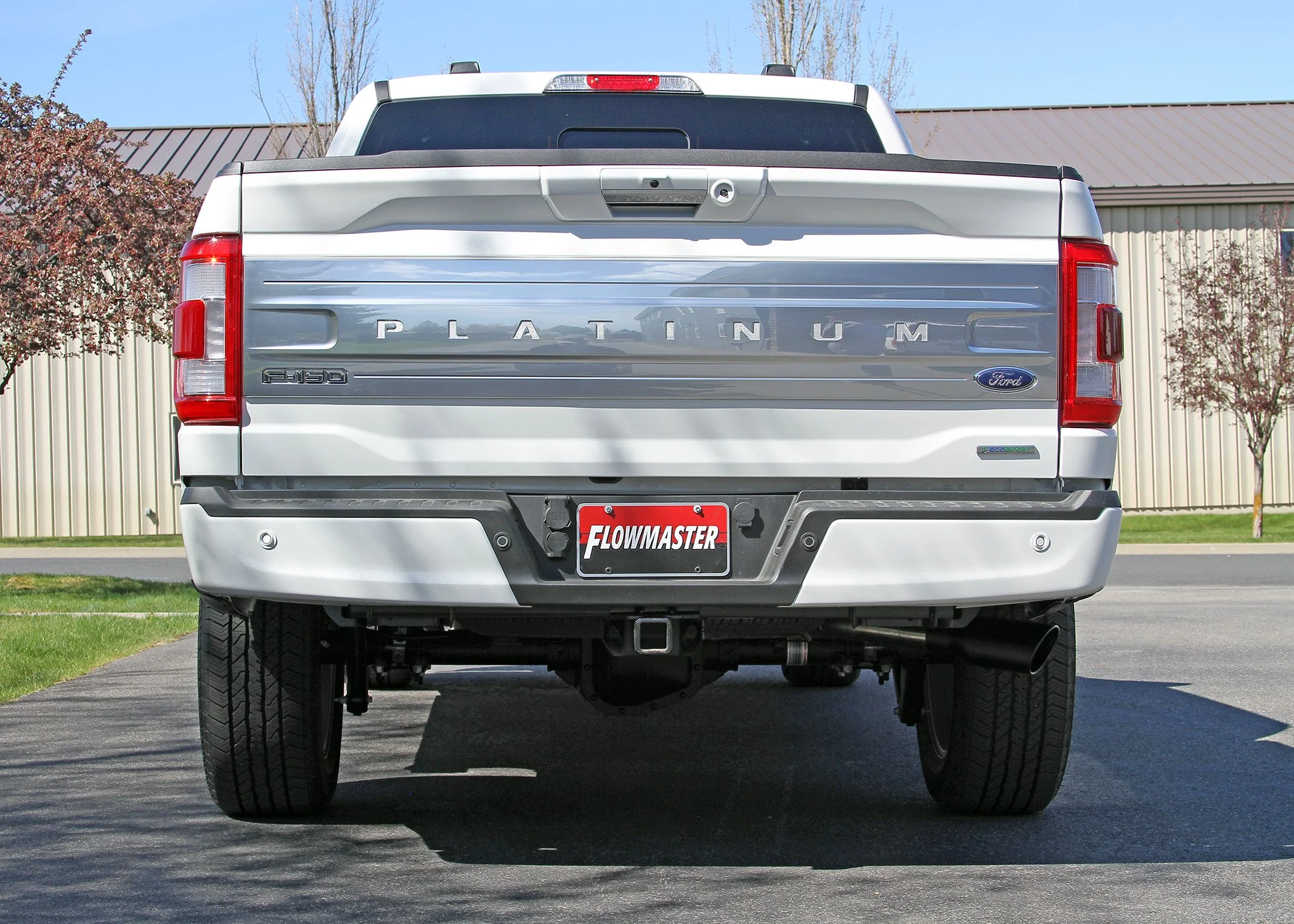 Flowmaster Exhaust Ford F150 (21-23) 3.0" Catback Single Out Side - Flow FX SS 718115 - Image 2