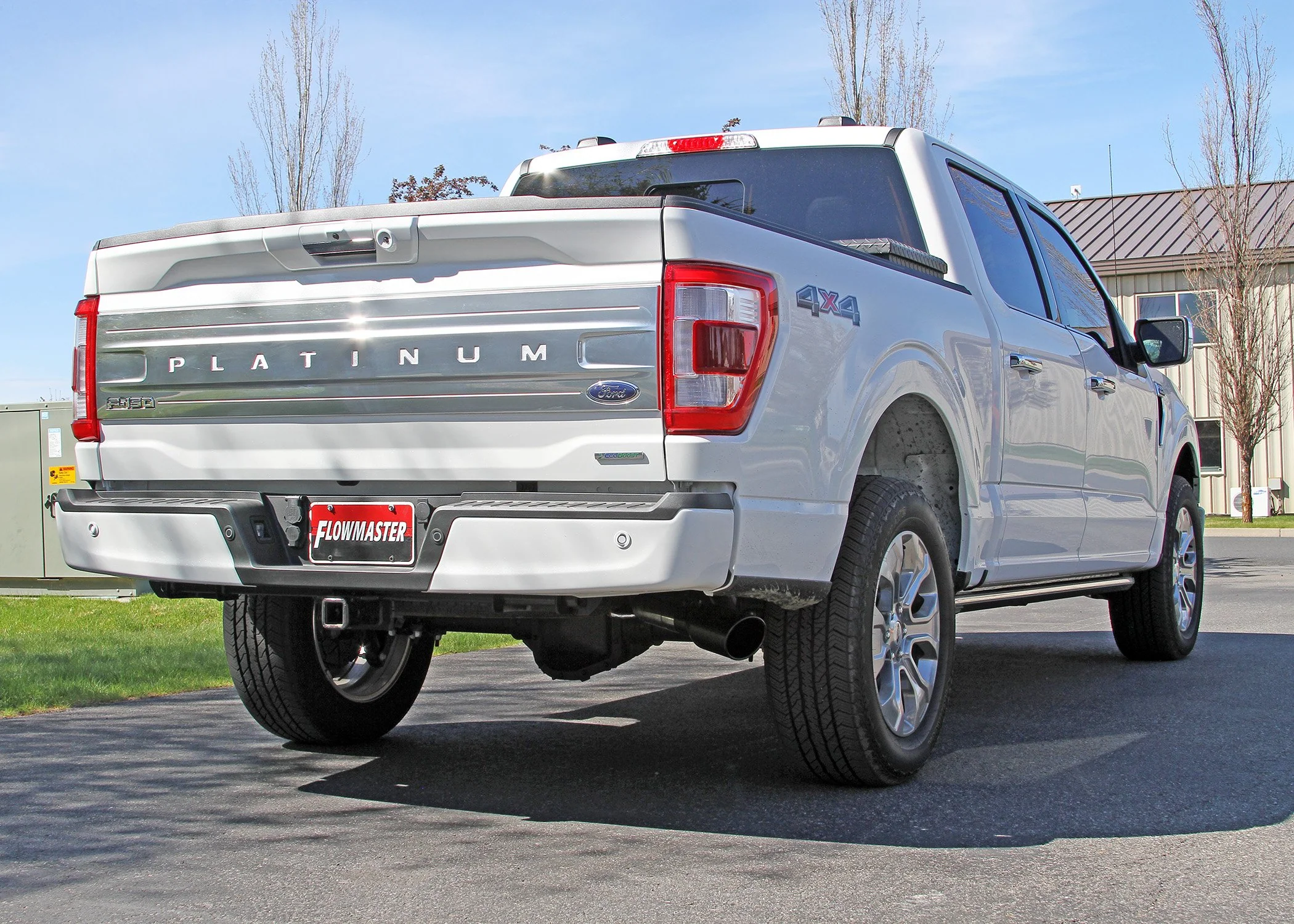 Flowmaster Exhaust Ford F150 (21-23) 3.0" Catback Single Out Side - Flow FX SS 718115 - Image 3