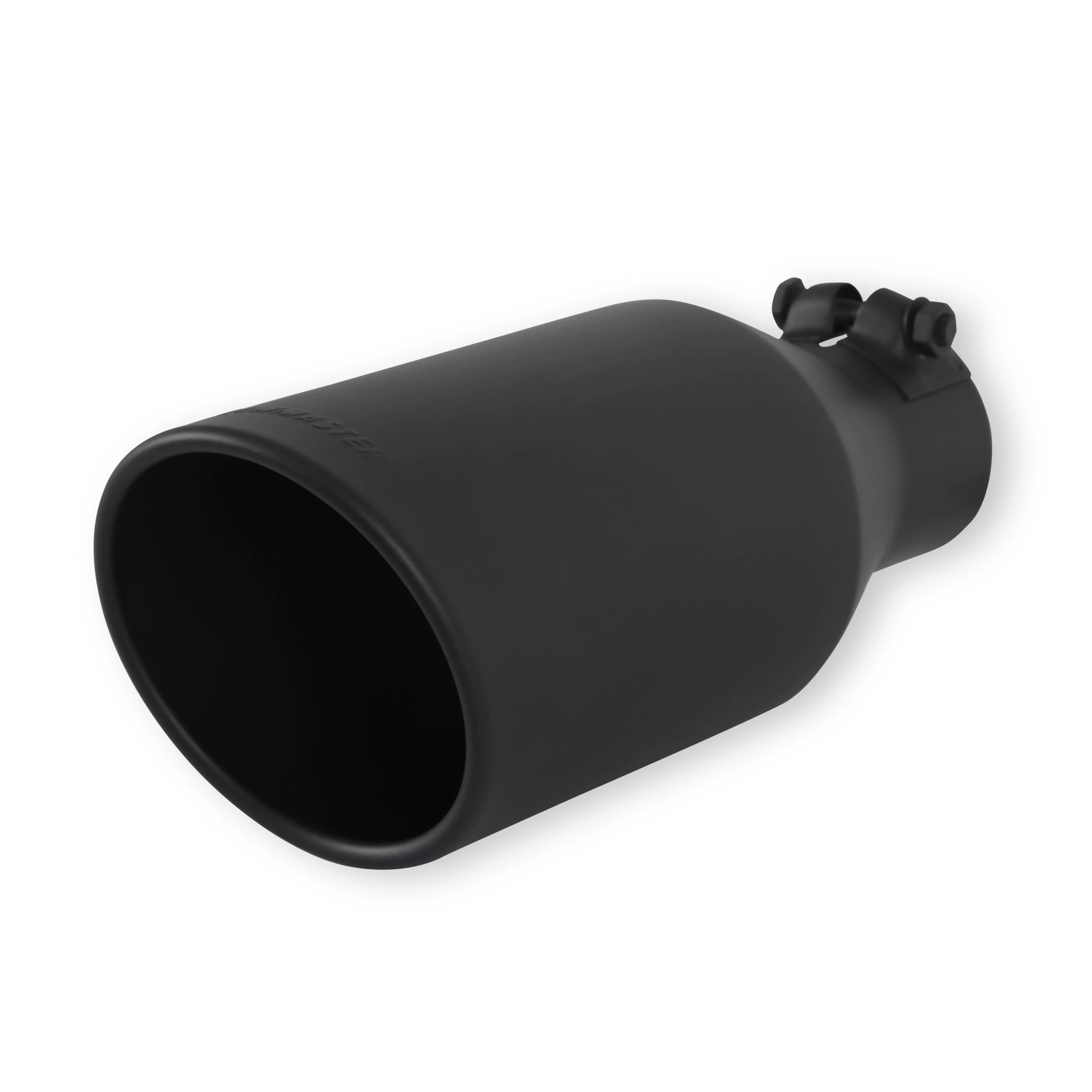 Flowmaster Exhaust Tip (2.5" Inlet / 4.5" Black Angle Cut / 11" Long) Clamp On - 15404B