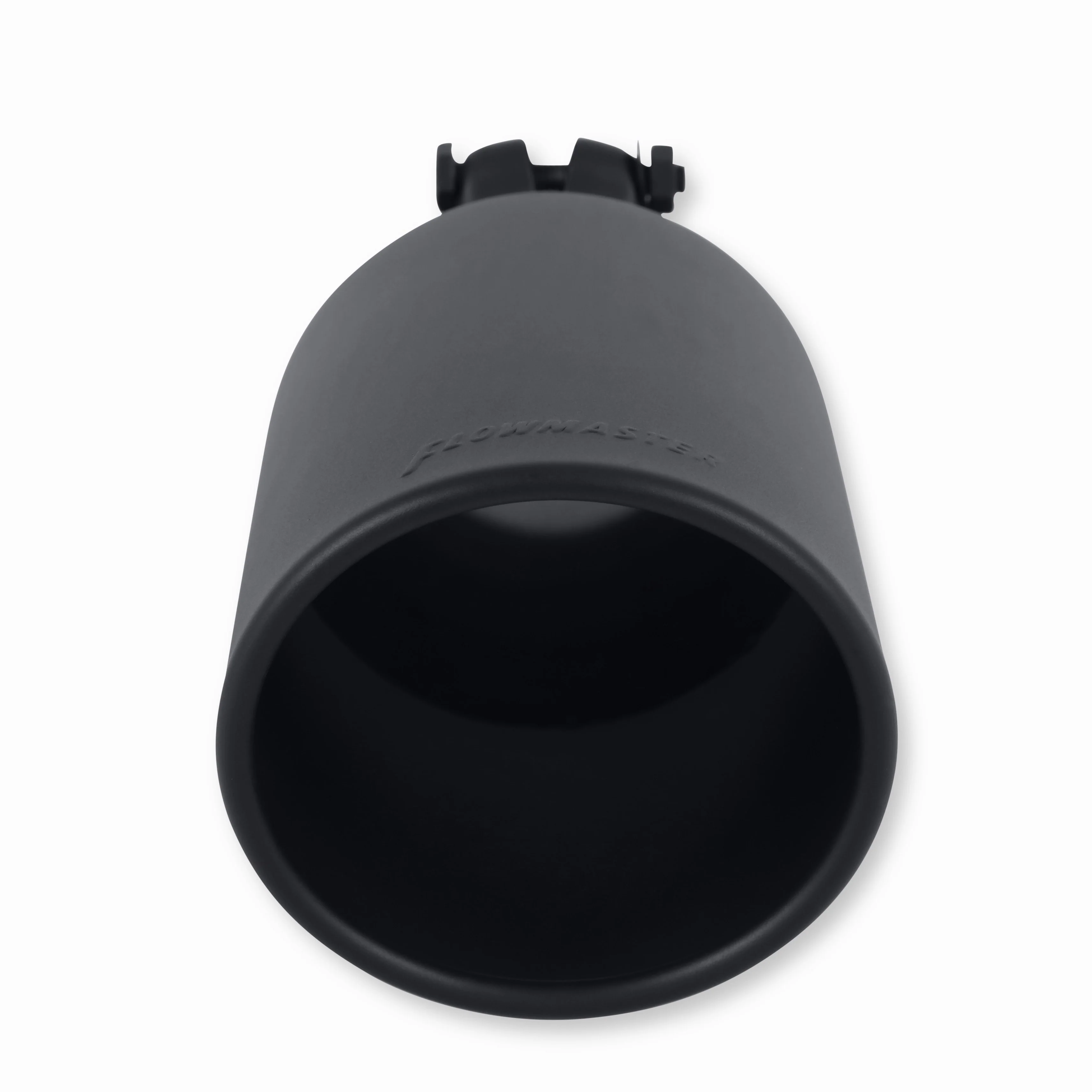 Flowmaster Exhaust Tip (2.5" Inlet / 4.5" Black Angle Cut / 11" Long) Clamp On - 15404B - Image 3