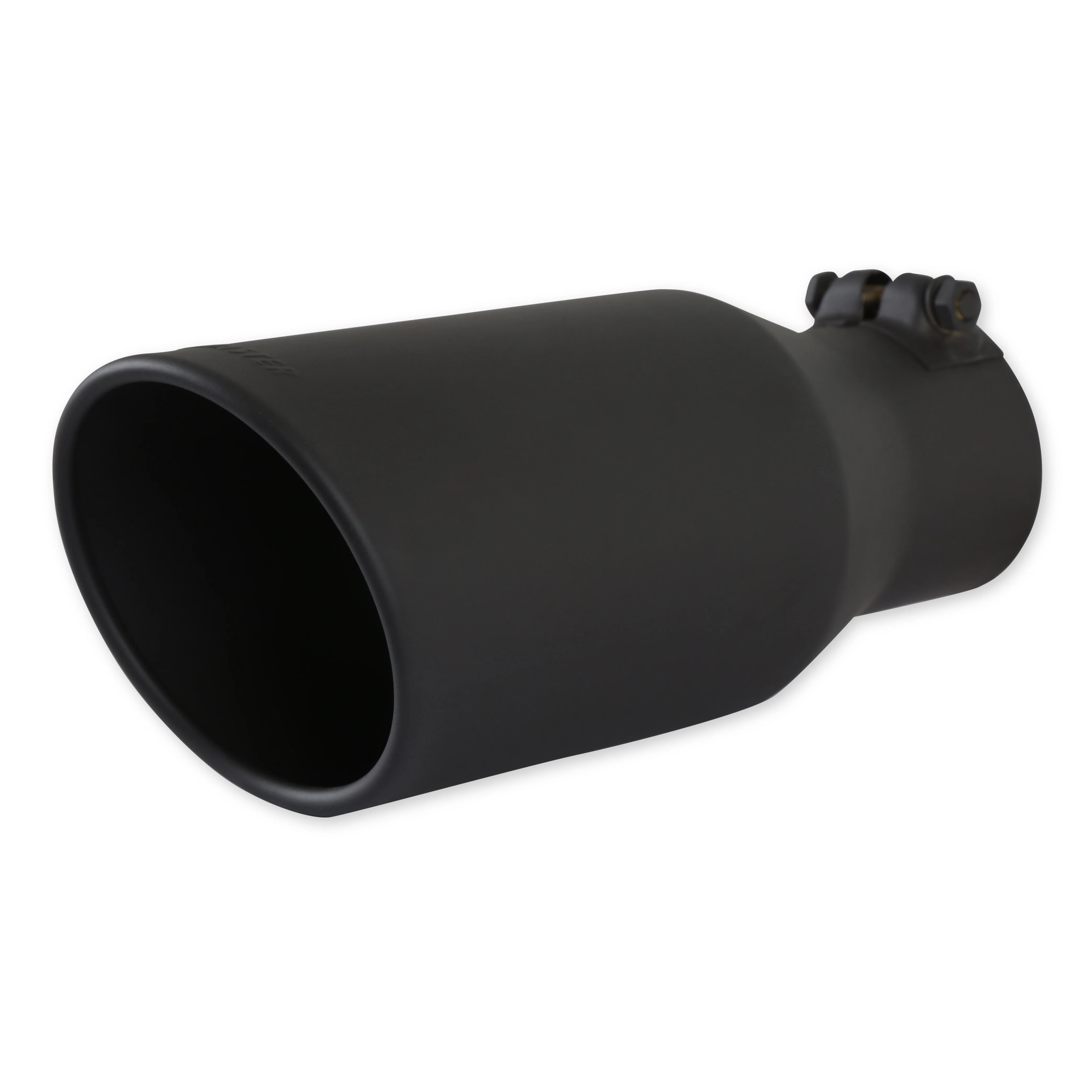 Flowmaster Exhaust Tip (3" Inlet / 4.5" Black Angle Cut / 11" Long) Clamp On - 15406B