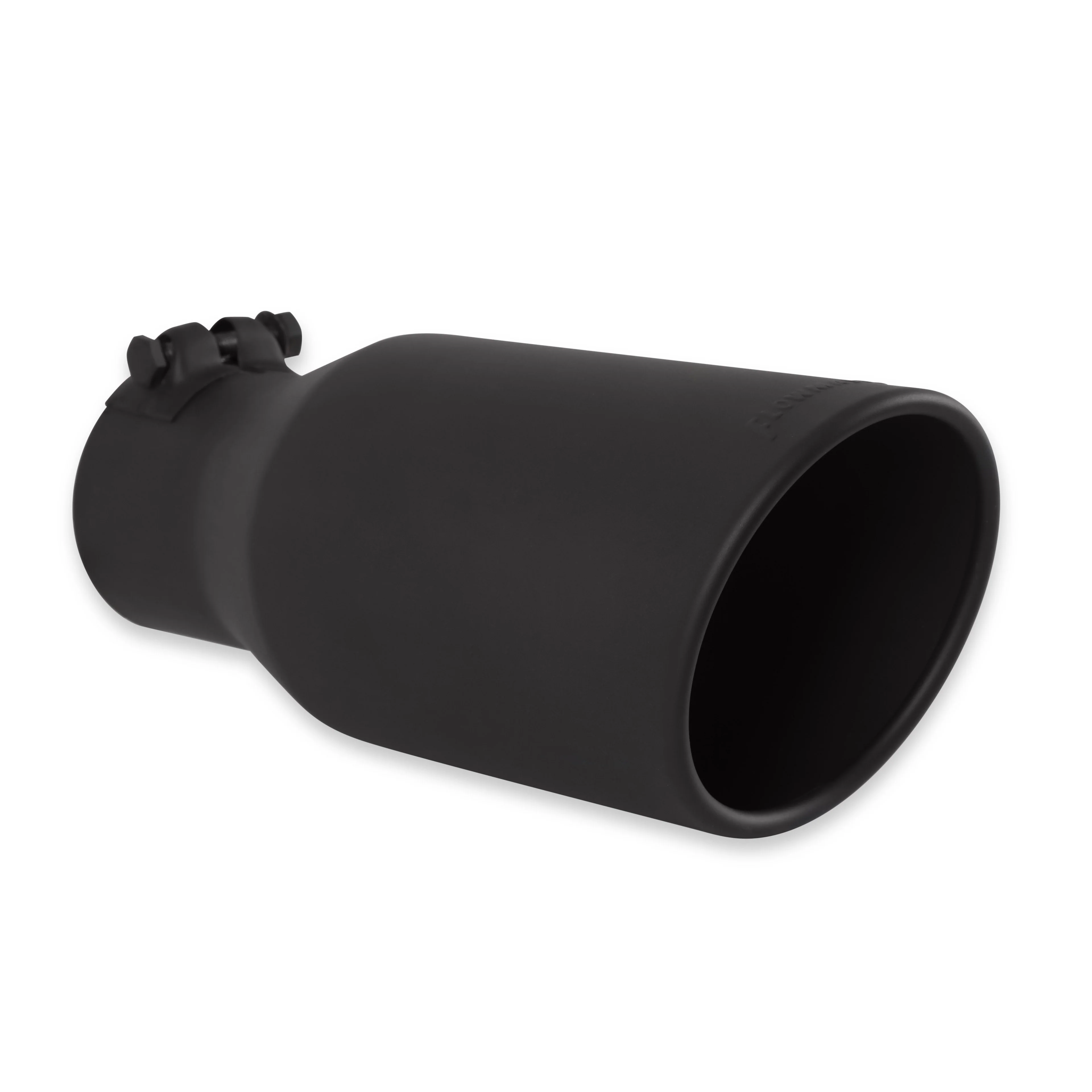 Flowmaster Exhaust Tip (3" Inlet / 4.5" Black Angle Cut / 11" Long) Clamp On - 15406B - Image 2