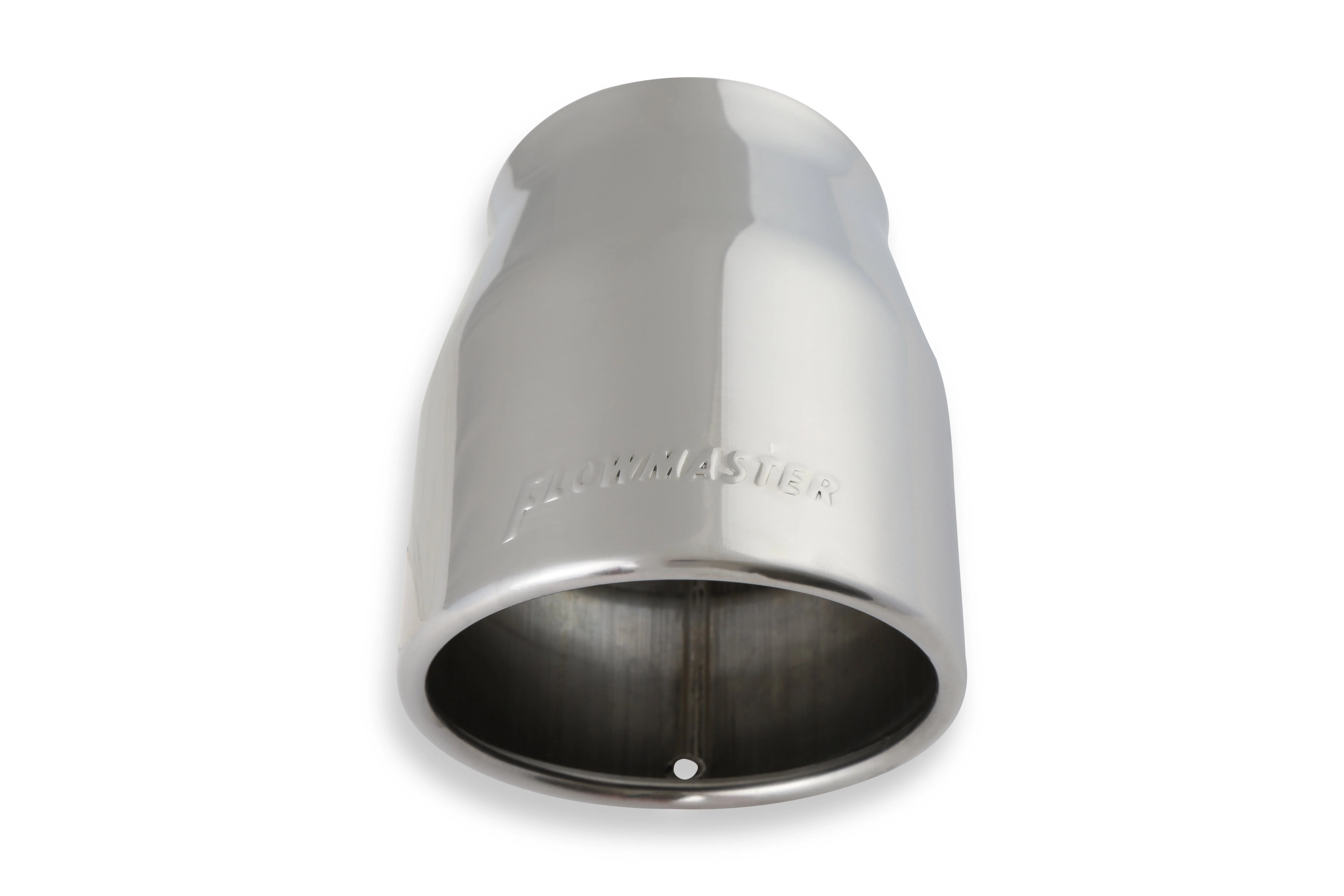 Flowmaster Exhaust Tip (3" Inlet / 4" Rolled Angle Polished Stainless Steel) Weld On - 15371 - Image 2