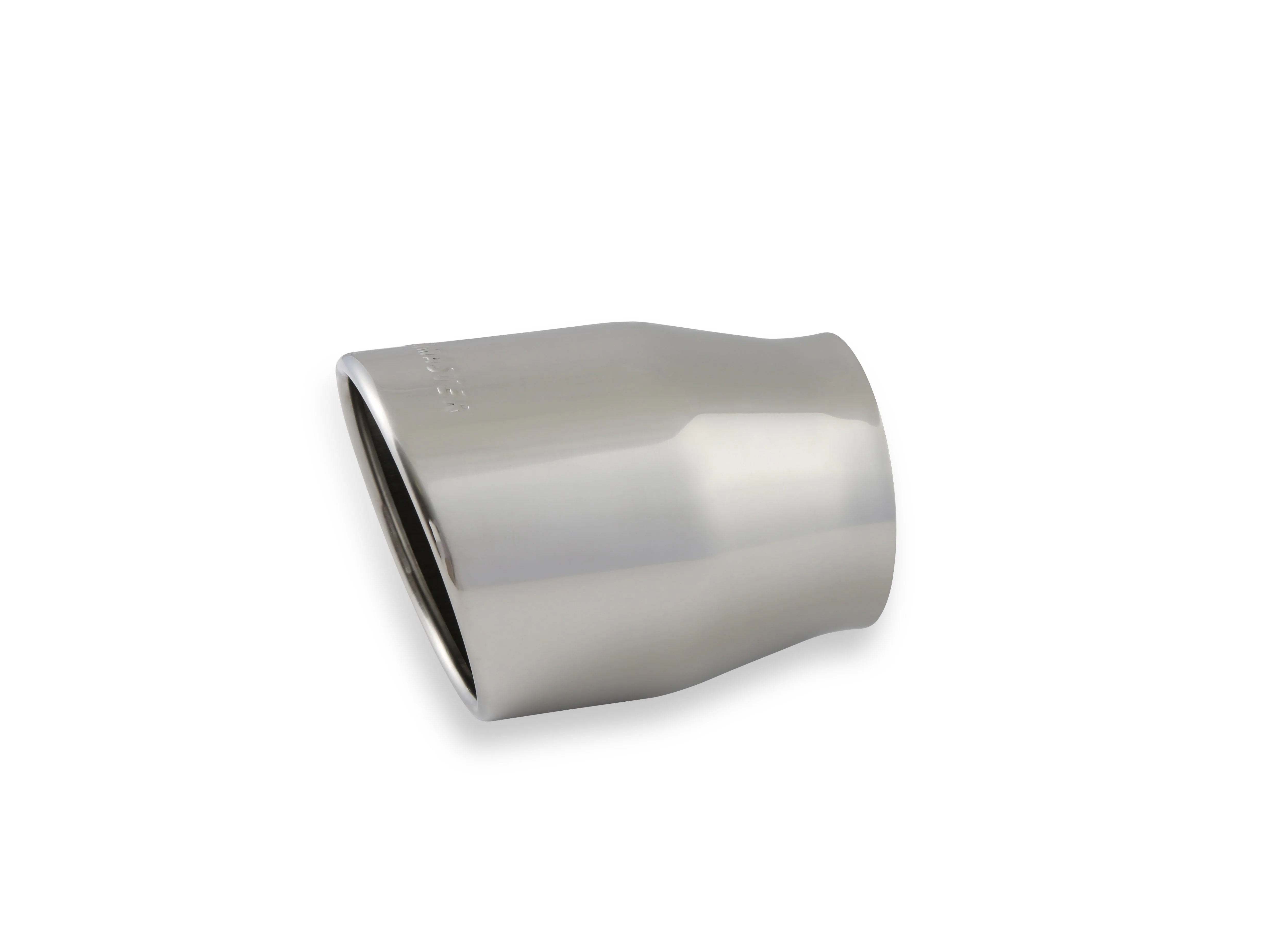 Flowmaster Exhaust Tip (3" Inlet / 4" Rolled Angle Polished Stainless Steel) Weld On - 15371 - Image 4