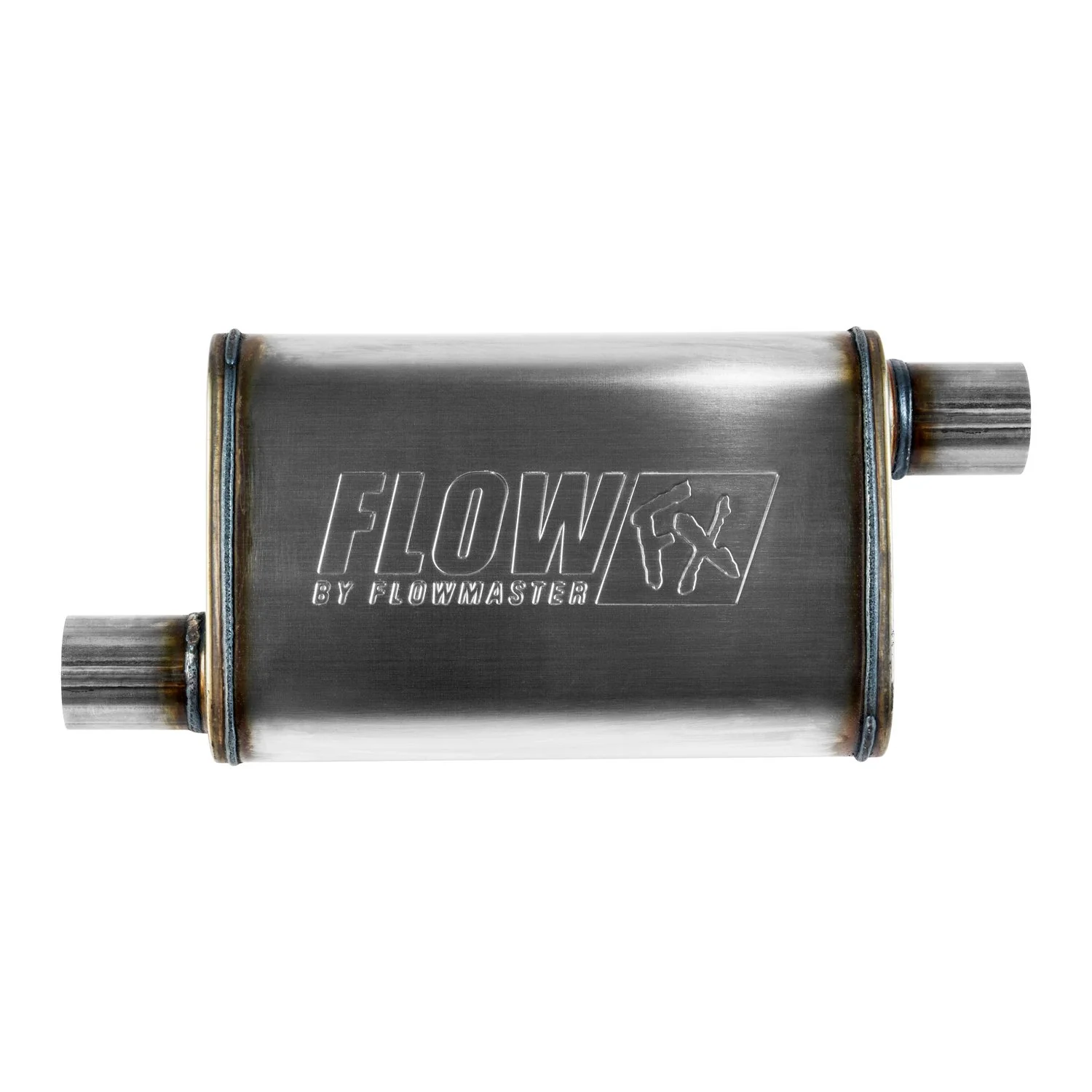 Flowmaster Muffler Flow FX (2.25" Offset In/ 2.25" Offset Out) Stainless Steel 71235 - Image 3