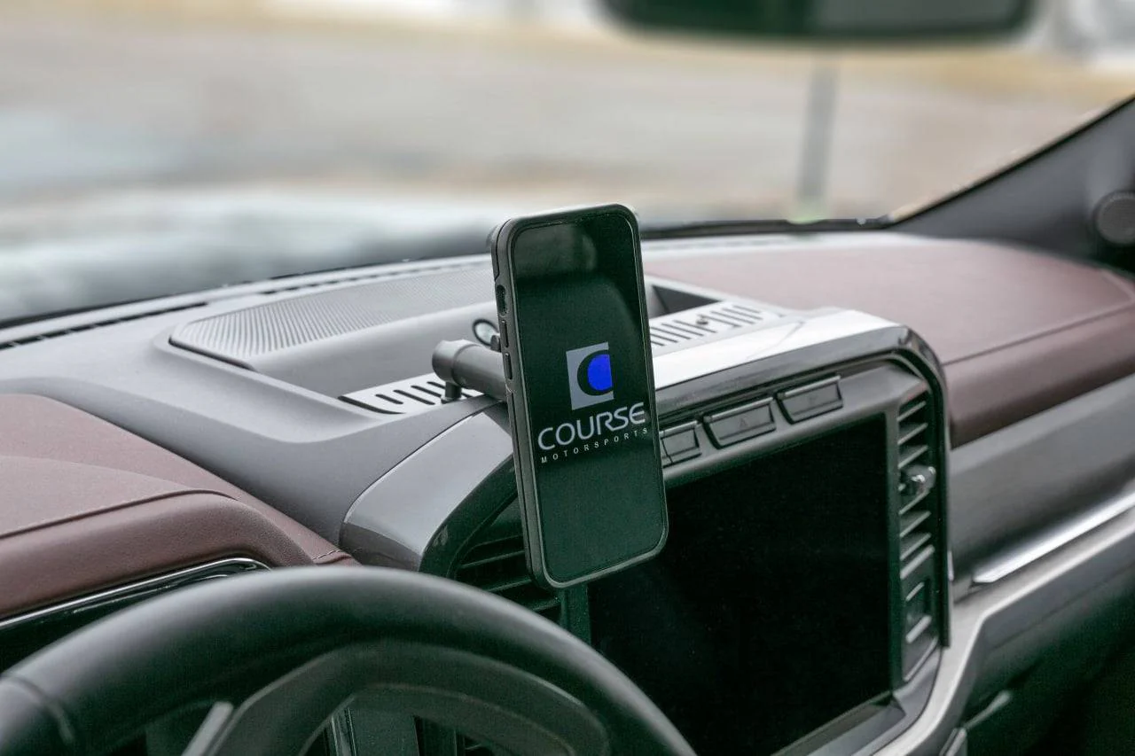 Course Motorsports Phone Mount for Ford F150 Lighting XLT without Heads-Up Display (2021-2026) Cradle / Magnetic / Magsafe Wireless Charging - Image 2