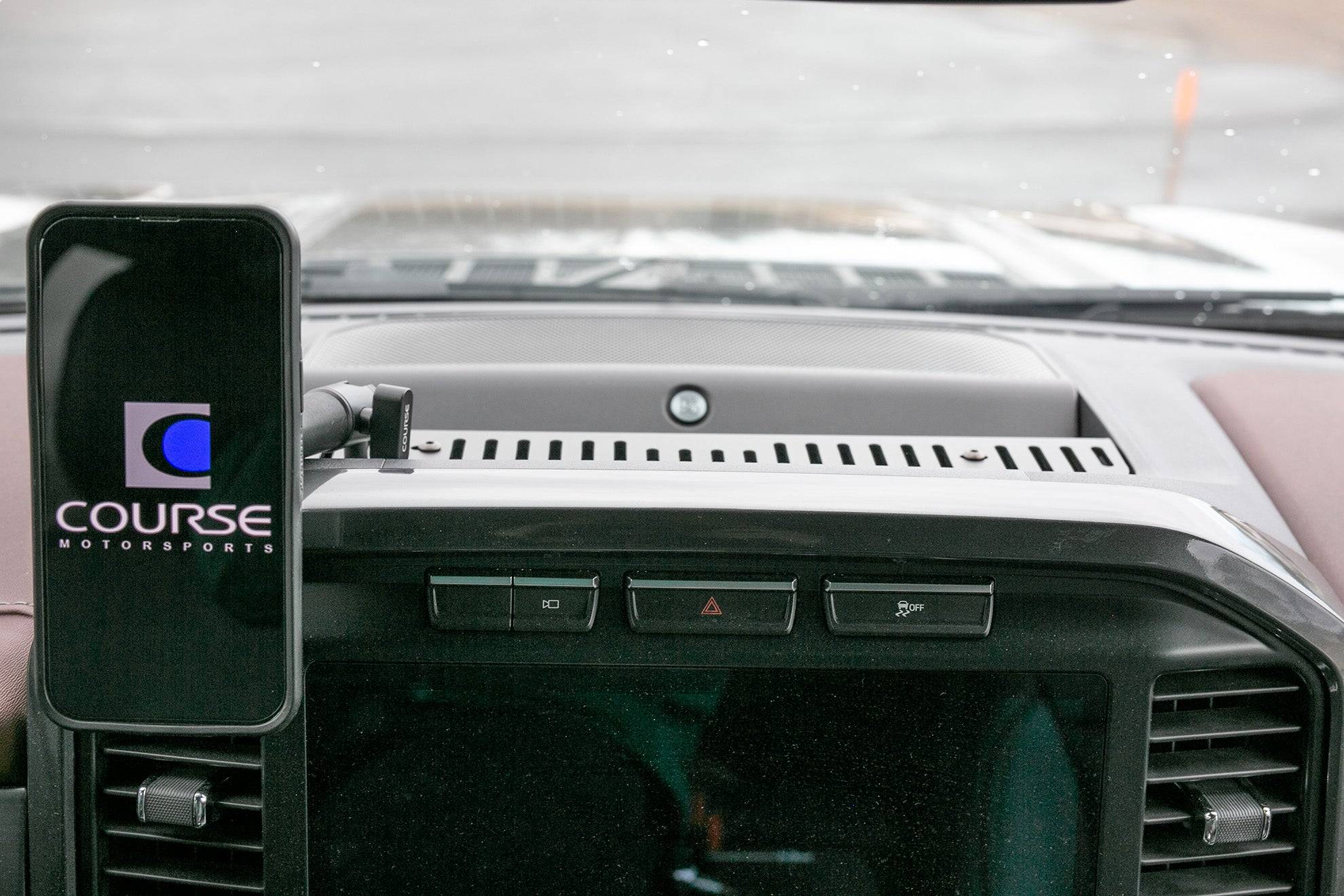 Course Motorsports Phone Mount for Ford F150 Lighting XLT without Heads-Up Display (2021-2026) Cradle / Magnetic / Magsafe Wireless Charging - Image 3