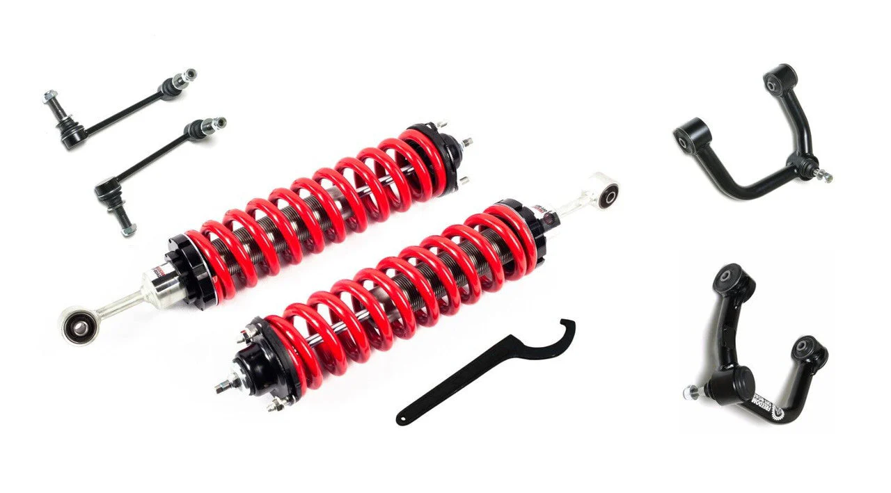 Freedom Offroad Coilovers & Control Arms FJ Cruiser (07-14) 2.5-5" Adjustable/ Front Upper