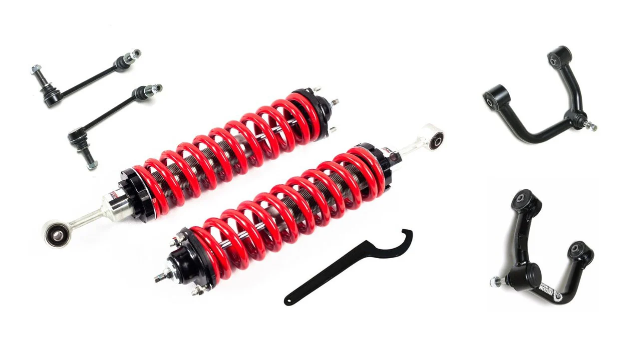 Freedom Offroad Coilovers & Control Arms Lexus GX460 (10-23) 2.5-5" Adjustable/ Front Upper