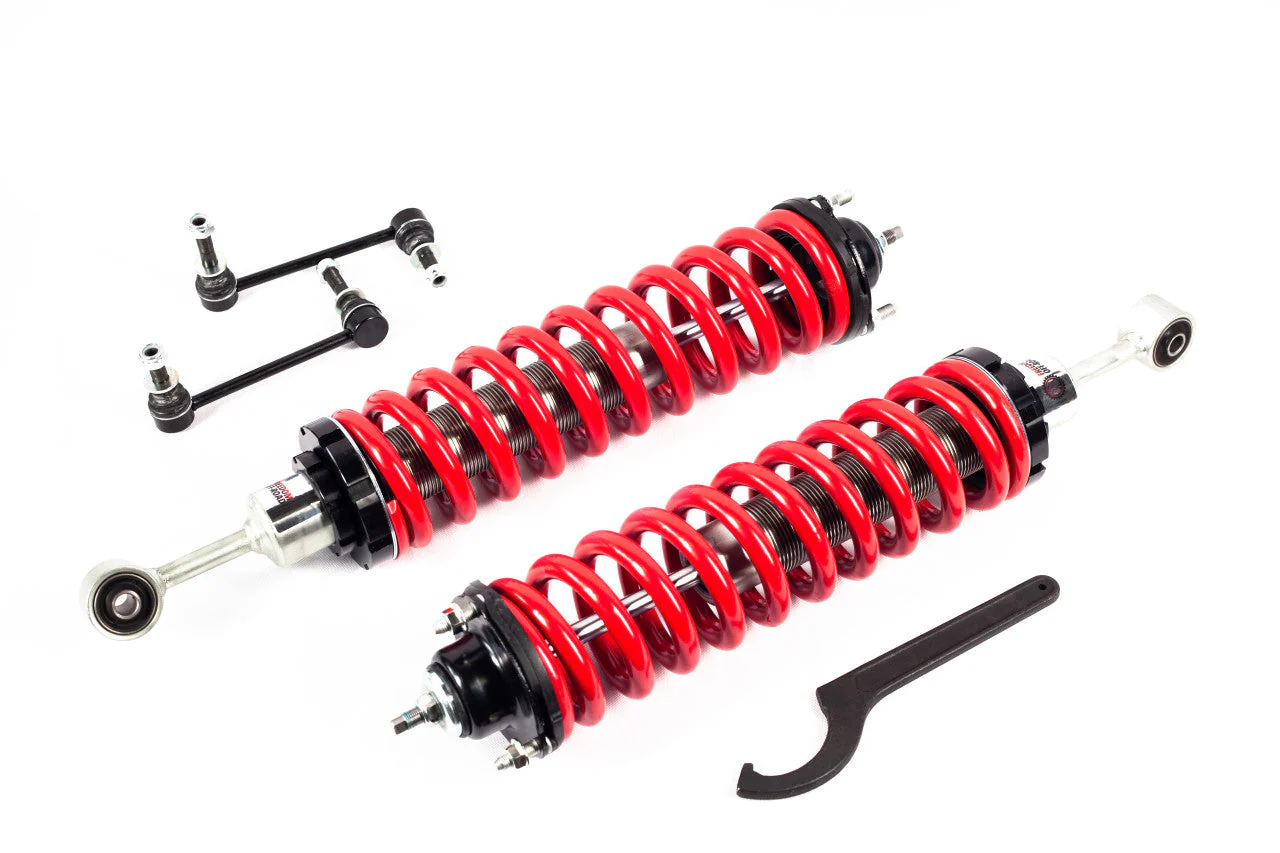 Freedom Offroad Coilovers Toyota FJ Cruiser (07-14) Front 2.5-5" Lift/ Adjustable w/ Extended End links