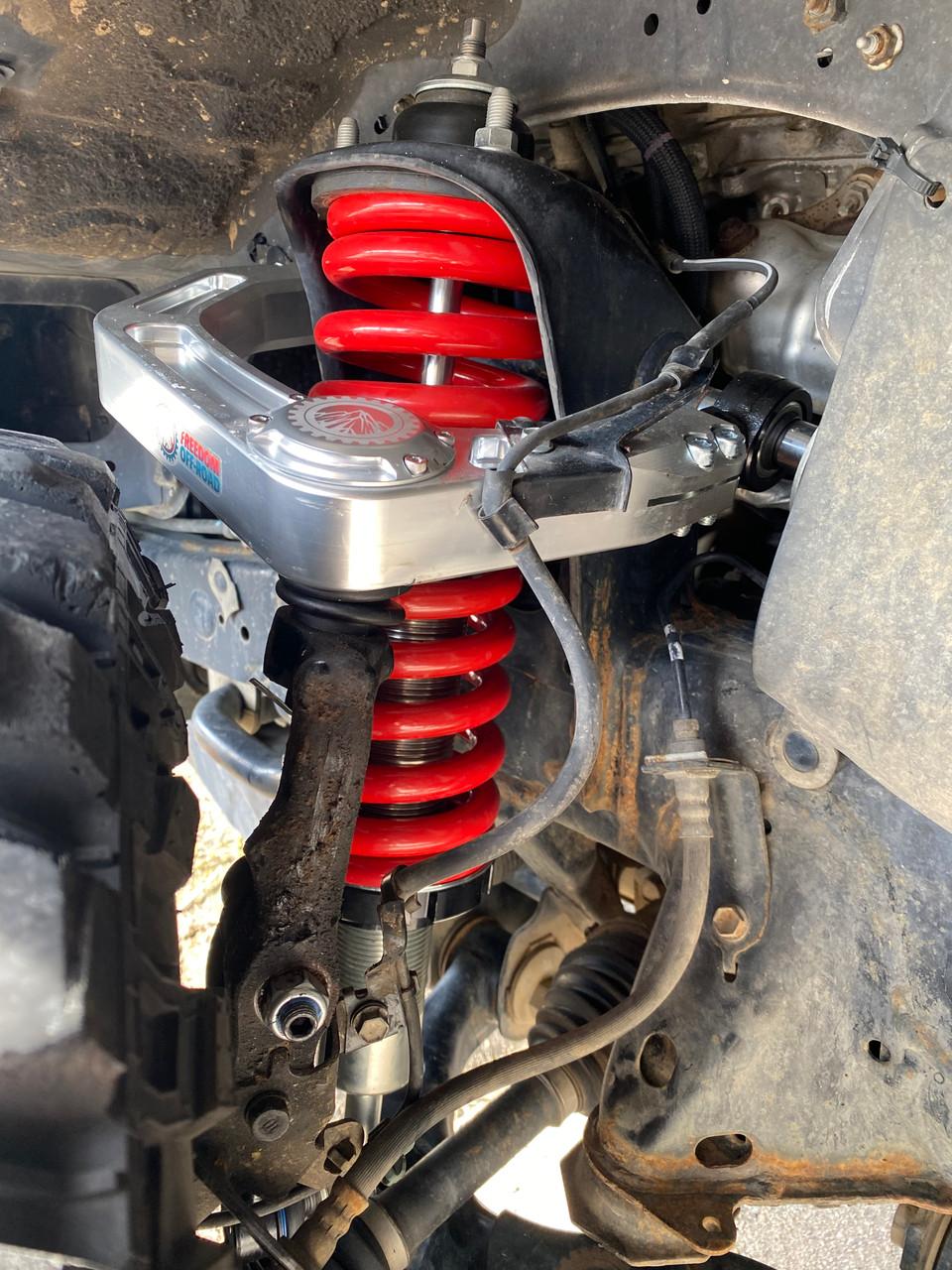 Freedom Offroad Coilovers Toyota FJ Cruiser (07-14) Front 2.5-5" Lift/ Adjustable w/ Extended End links - Image 7
