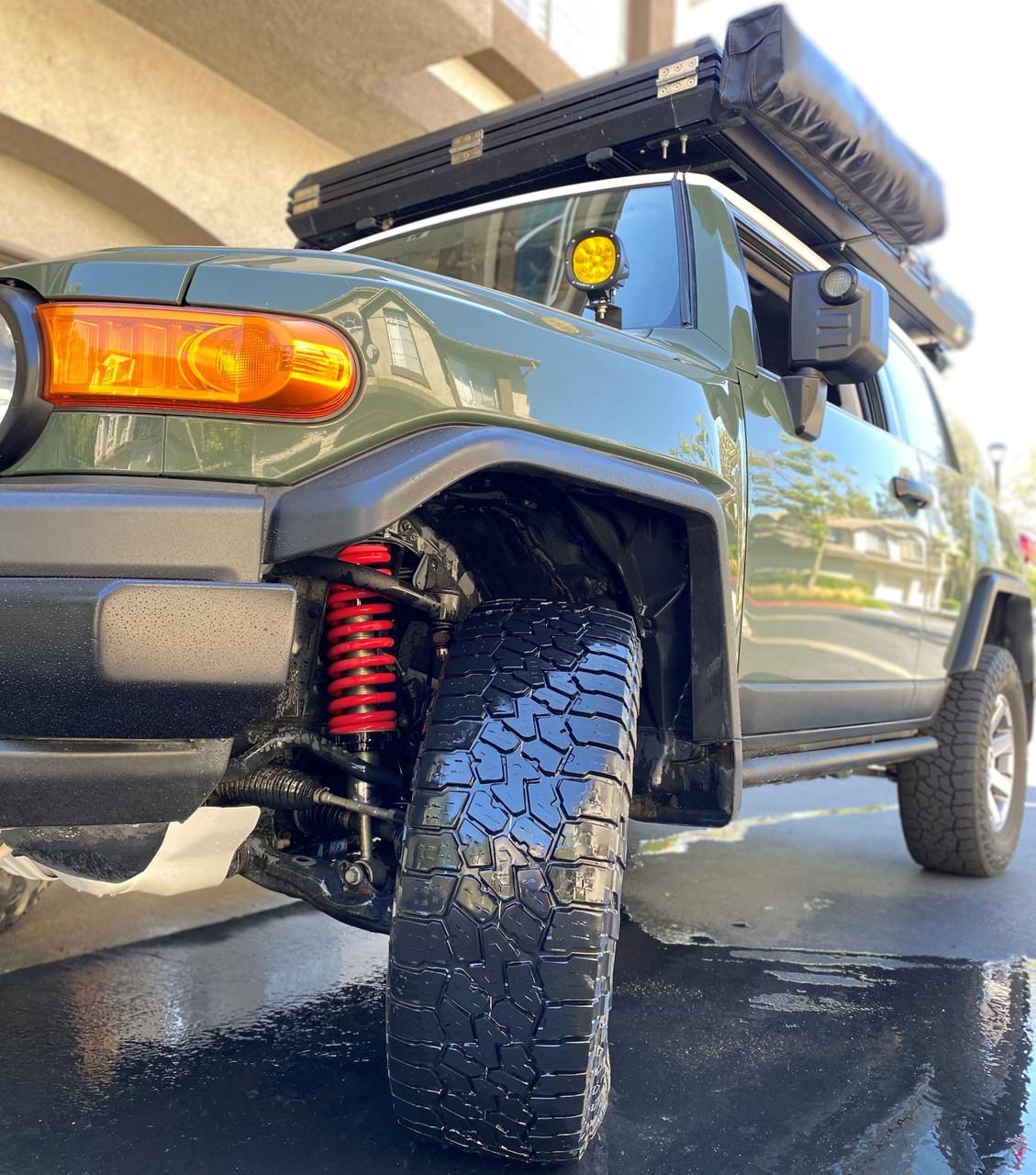 Freedom Offroad Coilovers Toyota FJ Cruiser (07-14) Front 2.5-5" Lift/ Adjustable w/ Extended End links - Image 8