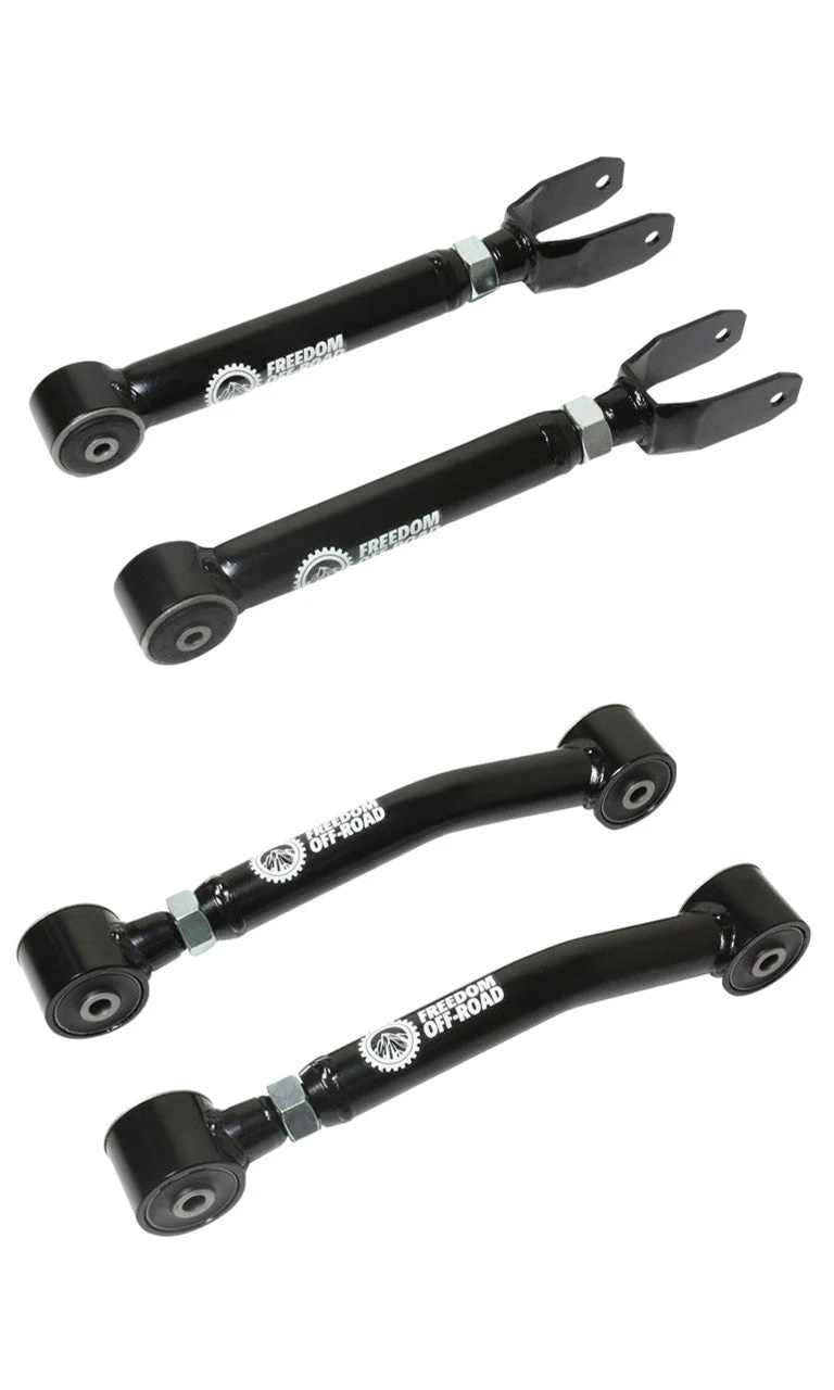 Freedom Offroad Control Arms Jeep Wrangler (97-06) 0-8" Lift / Front Upper & Lower - Image 4