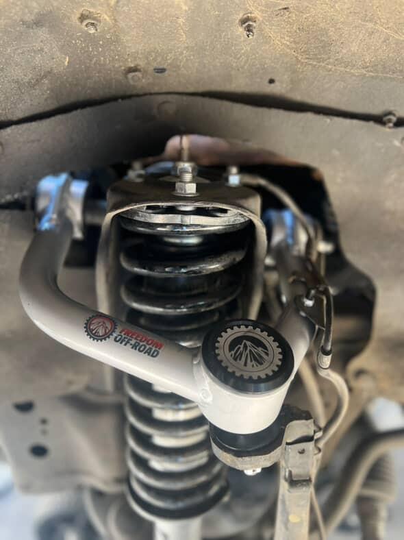 Freedom Offroad Control Arms Toyota Tacoma (96-04) [Uni-Ball] For 2-4" Lift / Front Upper - Image 2