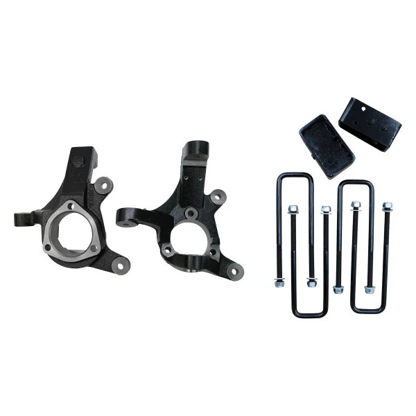 Freedom Offroad Lift Kits Chevy Silverado 1500 RWD (99-06) 3" Lift Spindles / 2" Rear Lift Blocks w/ U Bolts