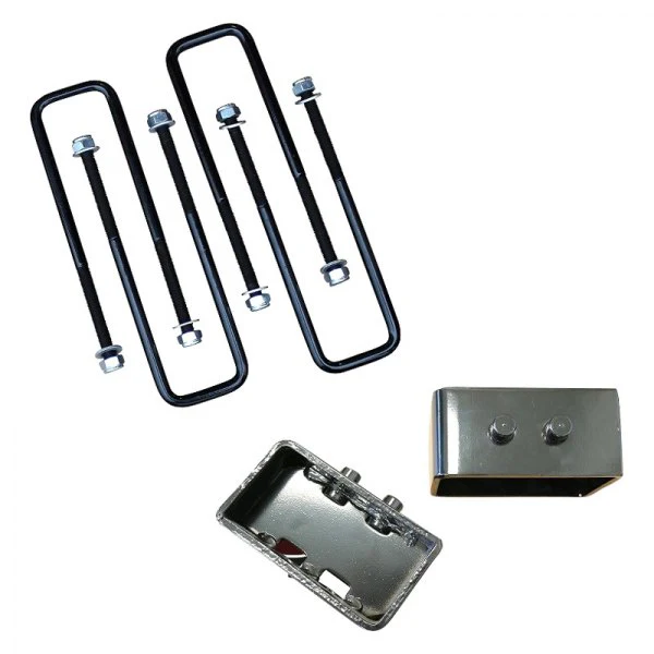Freedom Offroad Lift Kits Ford F150 (04-20) 3" Rear Lift Blocks w/ Extended U-Bolts