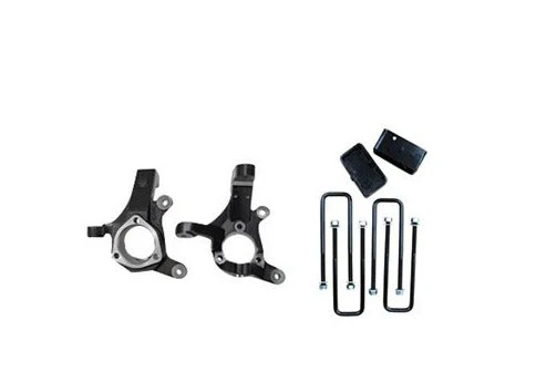 Freedom Offroad Lift Kits GMC Sierra 1500 RWD (99-06) 3" Lift Spindles / 3" Rear Lift Blocks w/ U Bolts