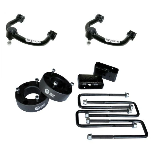 Freedom Offroad Lift Kits Lincoln Mark LT (06-08) 3" Front / 3" Rear Lift w/ U Bolts + Lift Front Upper Control Arms