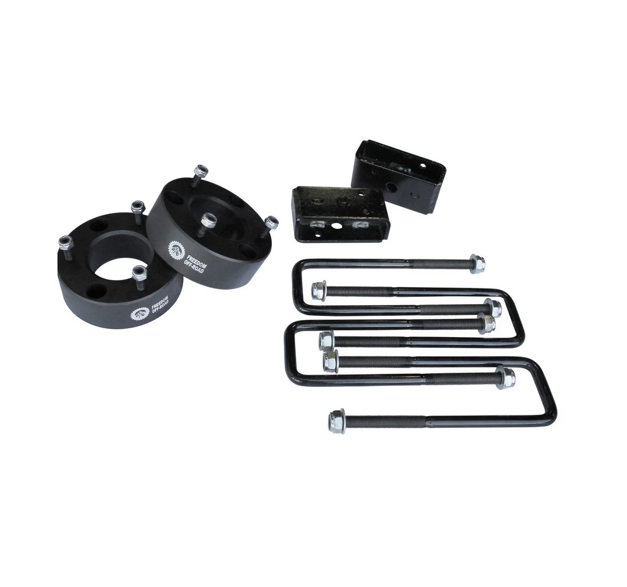 Freedom Offroad Lift Kits Lincoln Mark LT (06-14) 3" Front / 2" Rear Lift w/ U Bolts