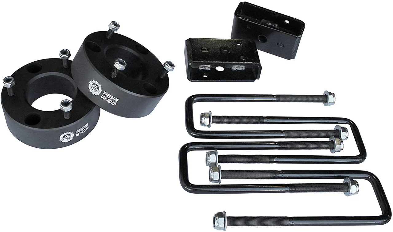 Freedom Offroad Lift Kits Nissan Armada (05-07) 3" Front/ 2" Rear Lift w/ U Bolts