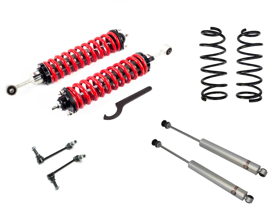 Freedom Offroad Lift Kits Toyota FJ Cruiser (07-14) 2.5-5" Adjustable Coilovers / 3" Rear Lift Springs & Shocks