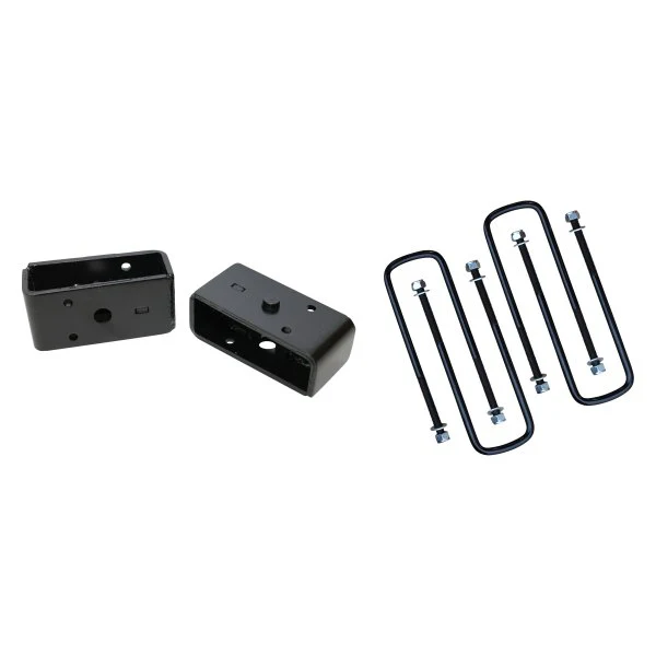 Freedom Offroad Lifted Blocks Toyota Tundra (00-21) 2" Steel Rear w/ Extended U-Bolts