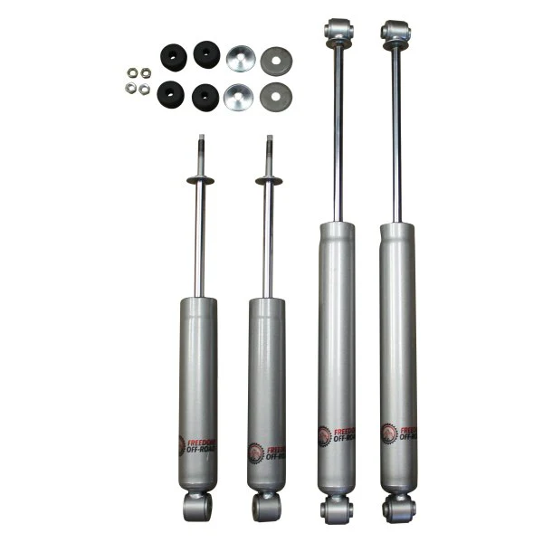 Freedom Offroad Shock Absorbers Chevy Silverado 2500/ 3500 HD (07-23) 1-4" Lift/ Extended Nitro - Front & Rear
