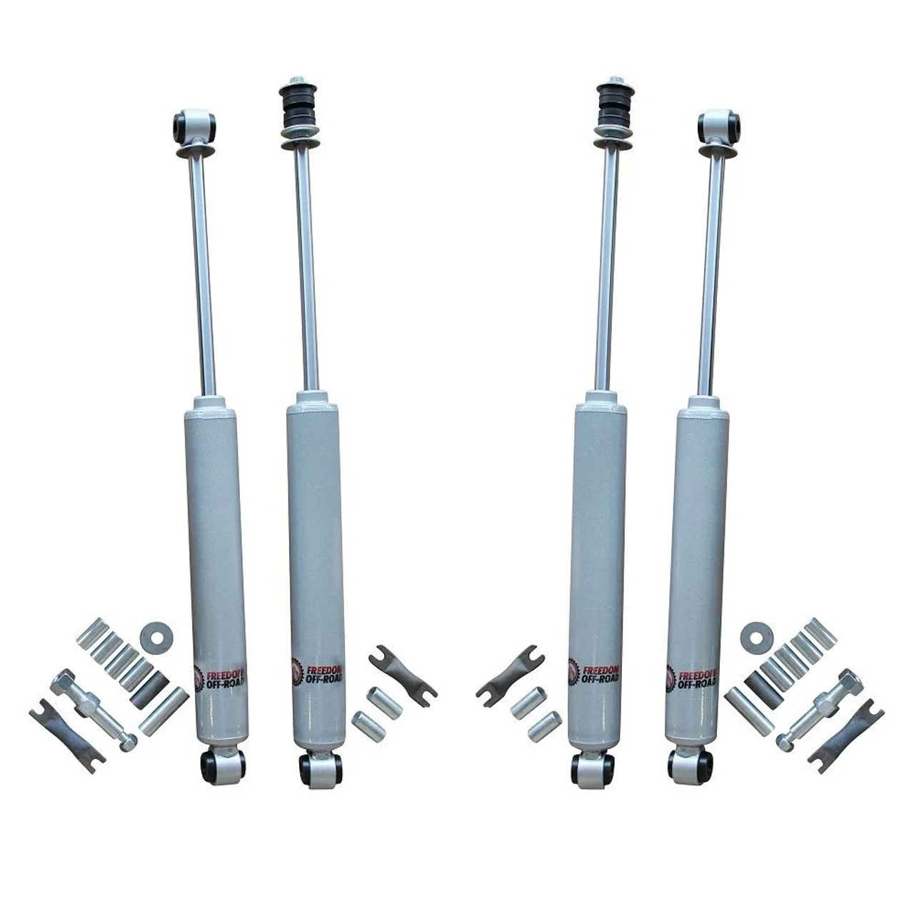 Freedom Offroad Shock Absorbers Jeep Wrangler (97-06) 4-6" Lift/ Extended Nitro - Front & Rear